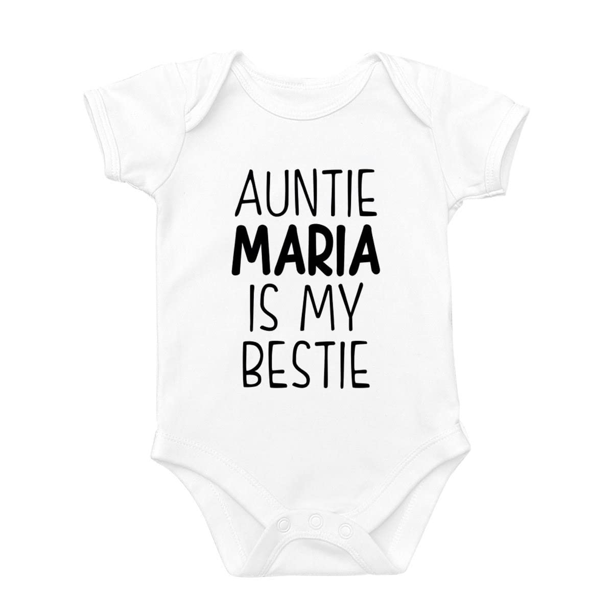 Personalized Baby Name Onesie - Newborn Essentials for Baby Girl & Boy - Easter Outfit & Everyday Wear
