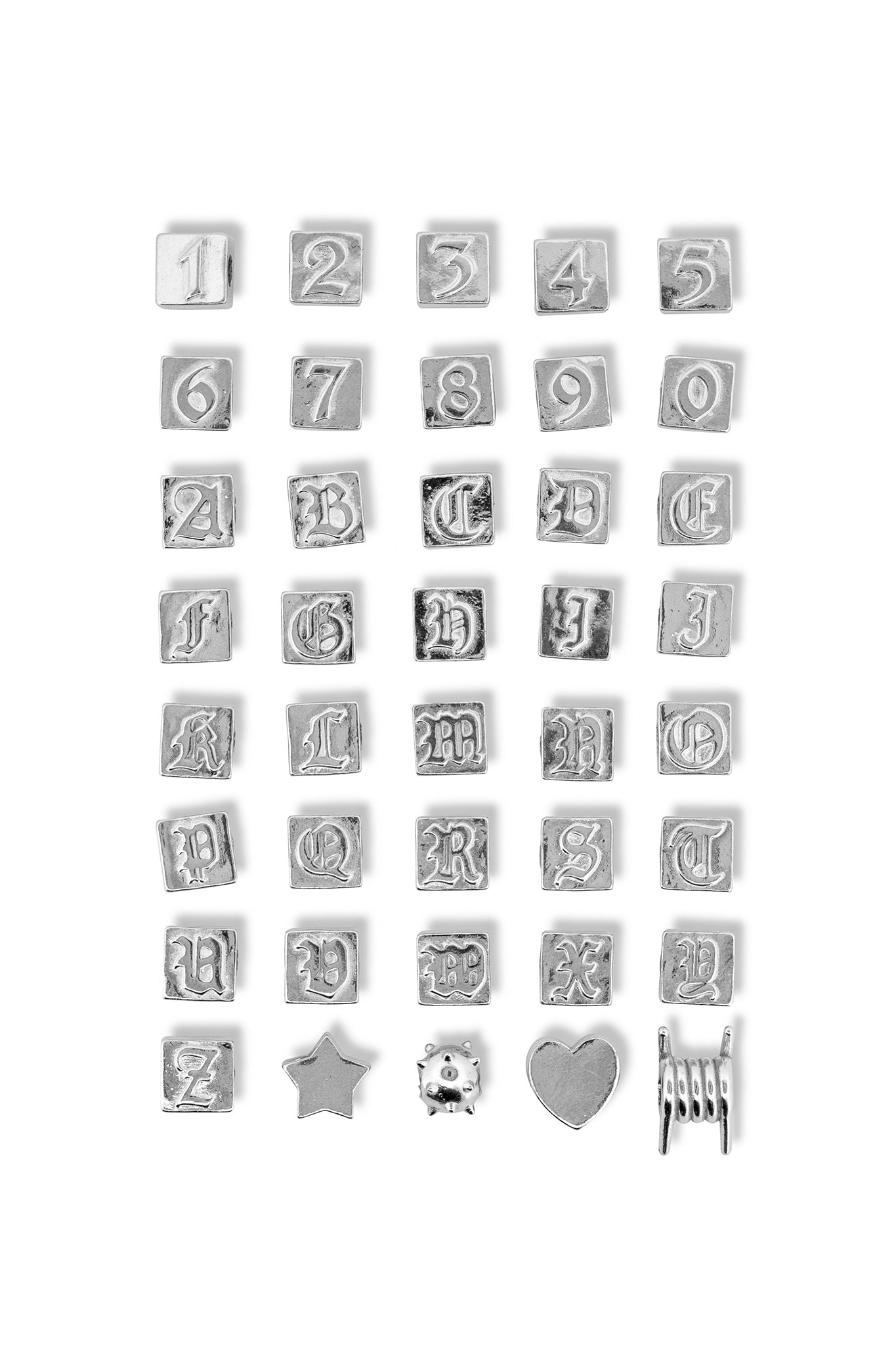 Symbol Beads for Jewelry Making - DIY Craft Beads for Necklaces, Bracelets & Charms - Perfect for Handmade Gifts & Boho Style Accessories