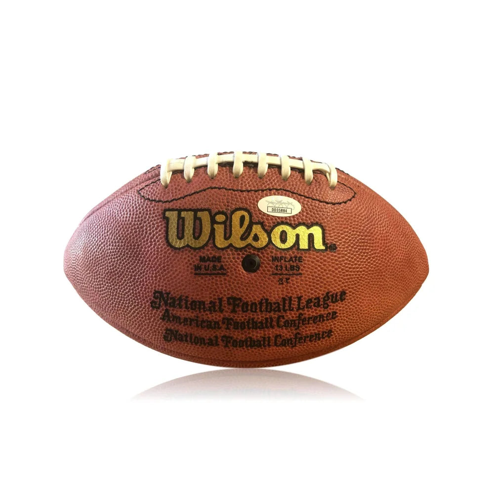 Authentic Drew Brees Signed NFL Football with JSA COA - New Orleans Saints & San Diego Chargers Memorabilia - Perfect for Sports Collectors, Man Cave Decor, and Football Fan Gifts