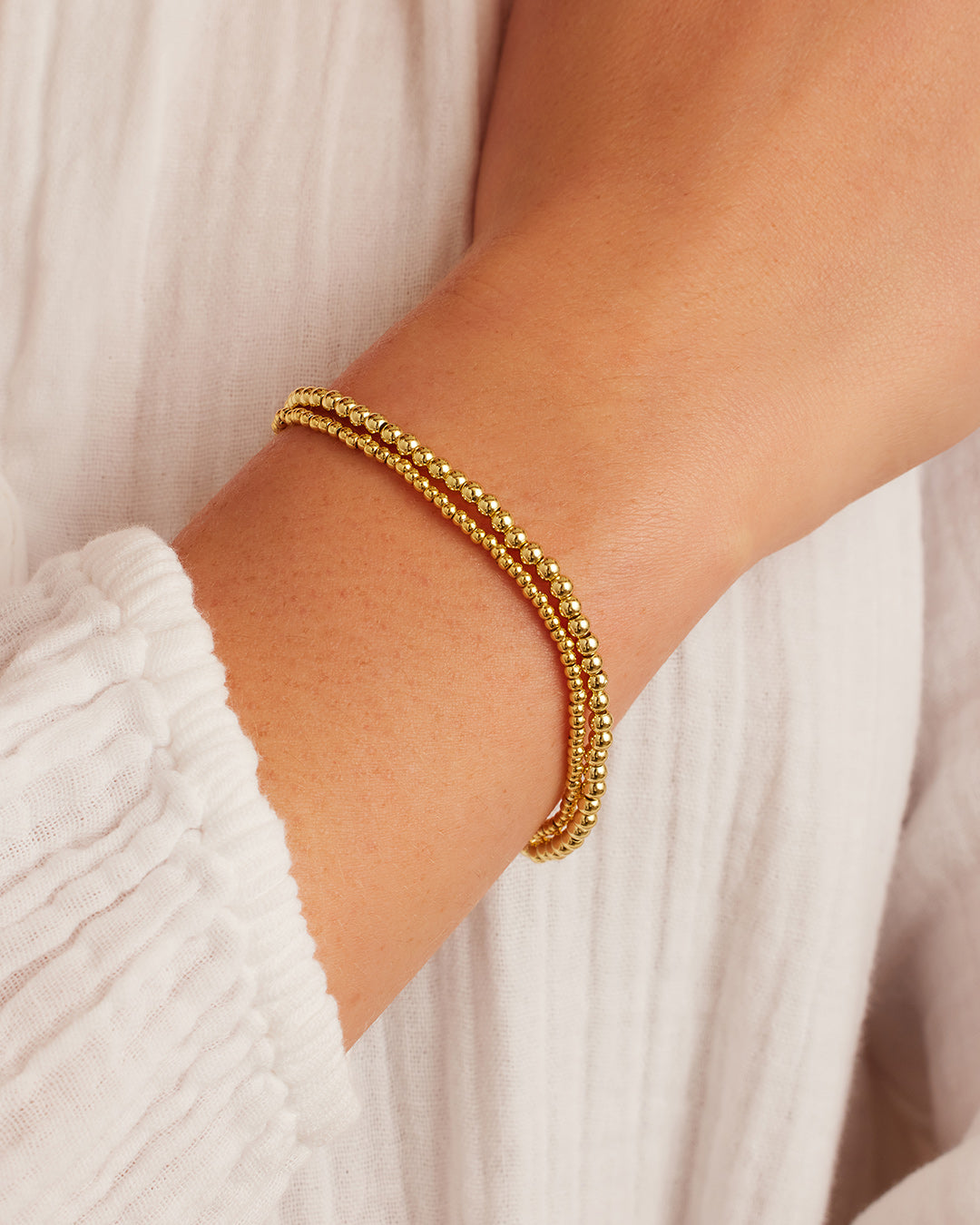 Poppy Gold Bracelet Set for Women - Elegant Stackable Boho Bracelets - Perfect for Everyday Wear, Gifts & Special Occasions