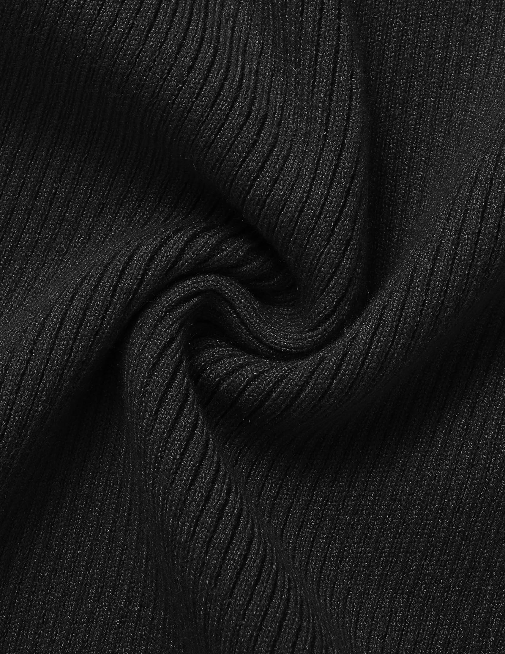 ZESICA Women's 2025 Ribbed Knit Mock Neck Long Sleeve Dress - Slim Fit Side Slit Elegant Sweater Dress for Spring | Perfect for Office Wear, Date Night & Casual Outings