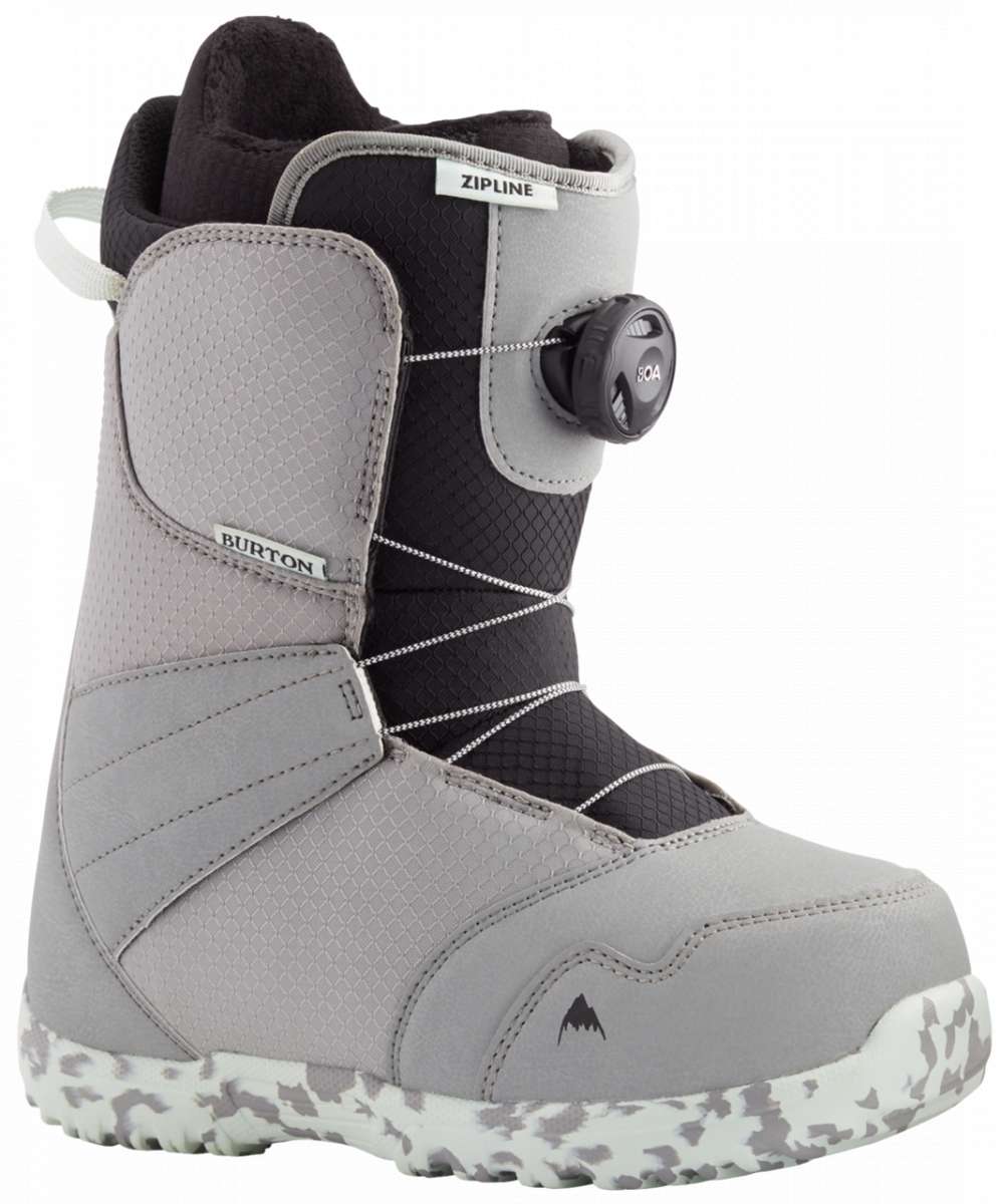Burton Junior's Zipline BOA Snowboard Boots 2023 - Kids' Adjustable Snowboarding Boots for Boys & Girls - Perfect for Winter Sports & Mountain Adventures