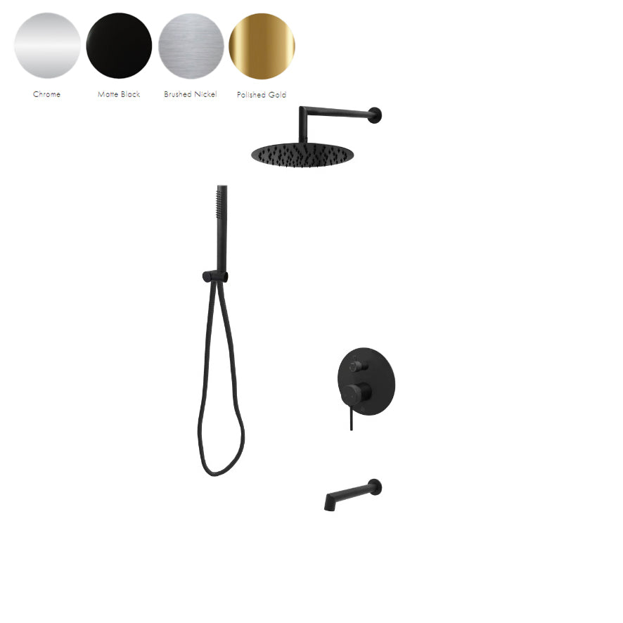 NOHO 3-Way Shower Head Set with Adjustable Spray Modes - High Pressure Rainfall, Massage, and Mist Showerhead for Ultimate Relaxation - Perfect for Bathroom, Spa, and Home Luxury Upgrade