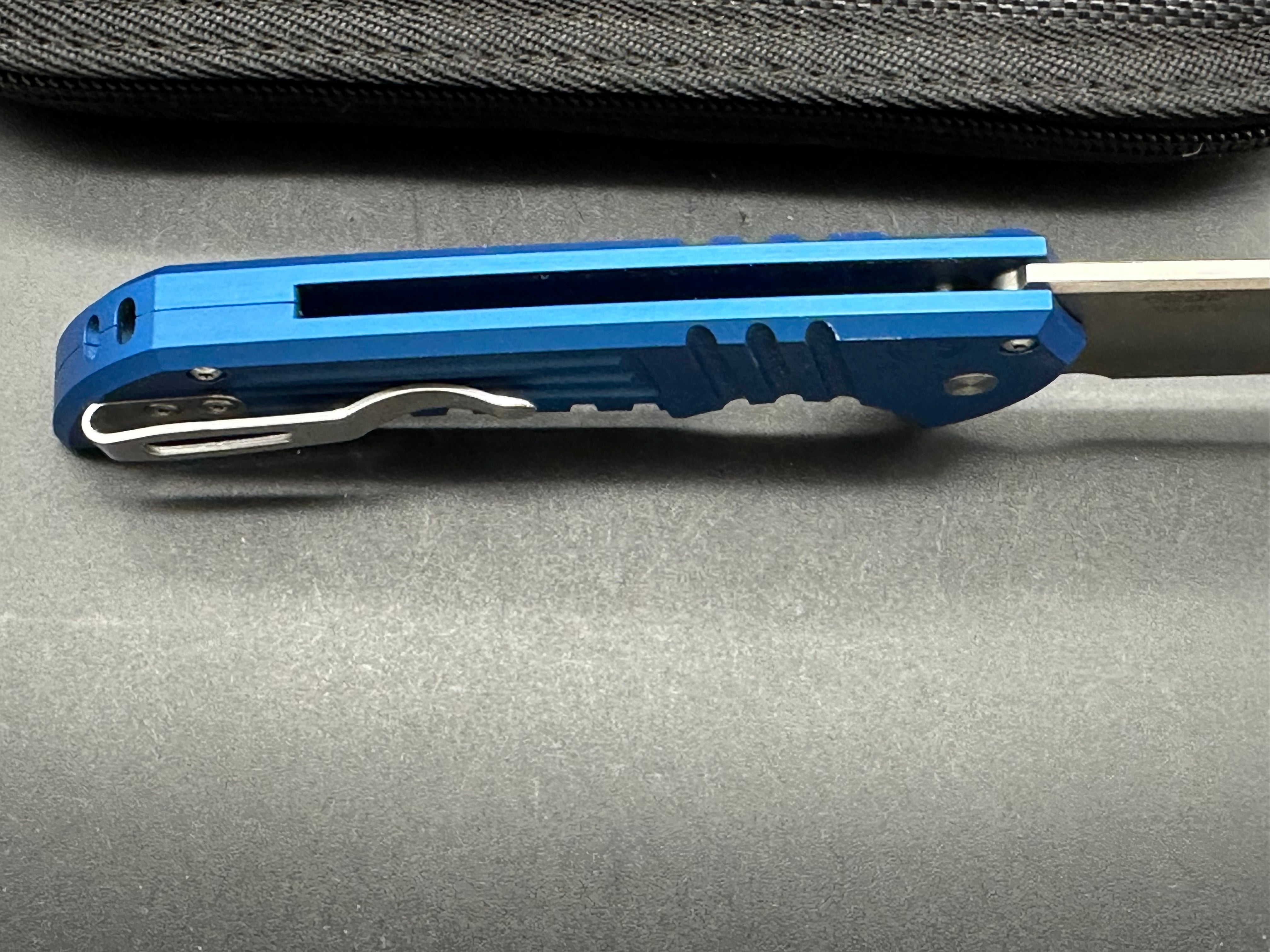 Protech Mordax Button Lock Folding Knife - DROP + Ferrum Forge Collaboration - EDC Pocket Knife for Outdoor, Camping, and Everyday Carry