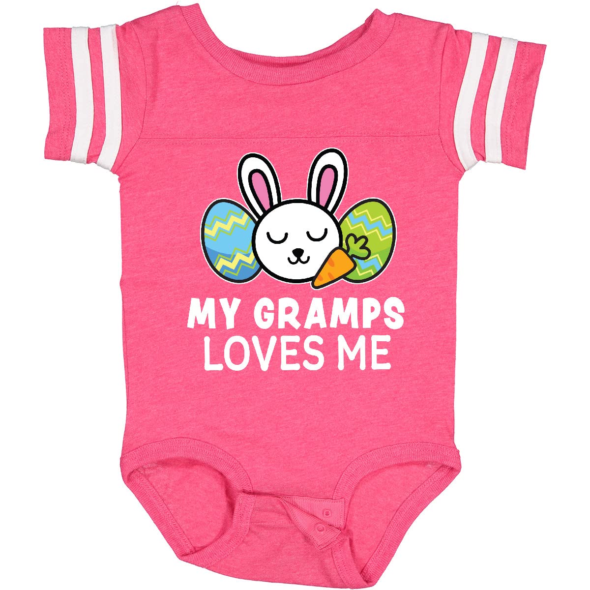 My Gramps Loves Me Bunny Easter Baby Bodysuit - Cute Easter Outfit