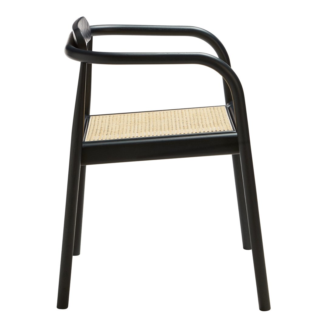 Modern Ahm Armchair - Stackable & Space-Saving Accent Chair for Living Room, Office, or Patio | Comfortable & Stylish Seating Solution for Small Spaces