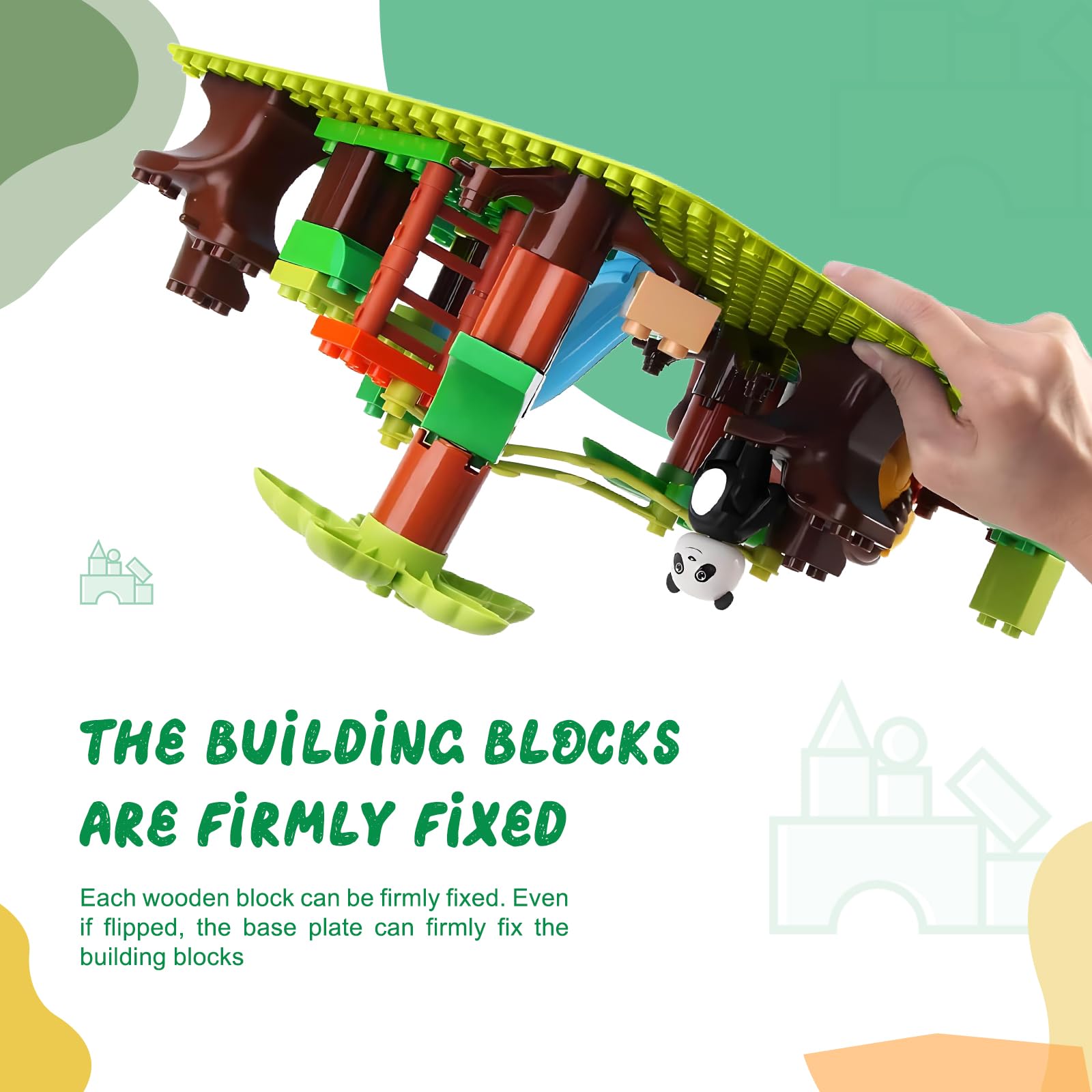 Lego Duplo Compatible Building Base Plates - Large Stackable Classic Construction Base Plates for Kids - Perfect for Creative Play, Educational Toys, and DIY Building Projects