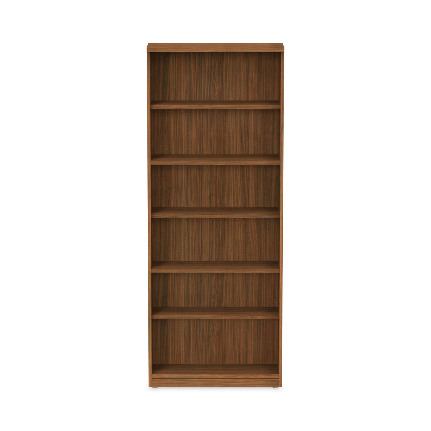 Alera Valencia 6-Shelf Modern Walnut Bookcase - 31.75