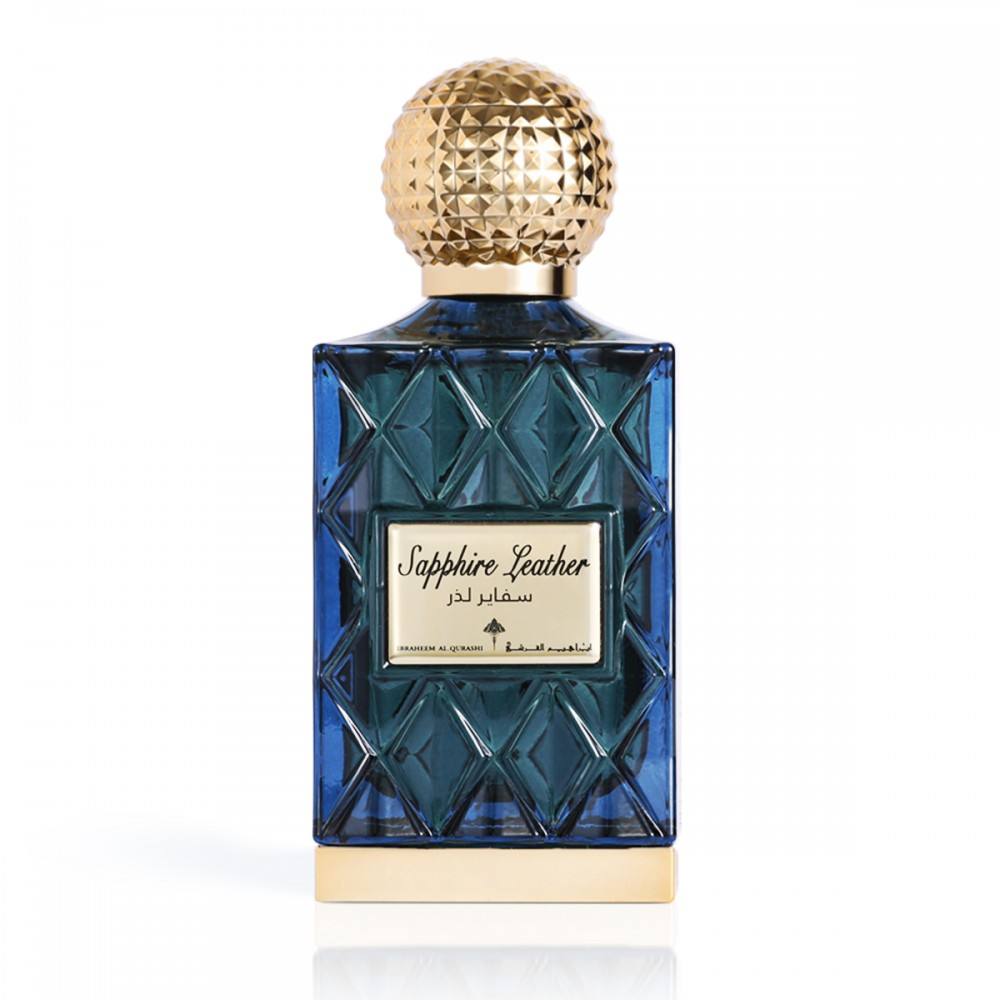 Premium Sapphire Leather Eau de Parfum 75ml for Men & Women - Luxury Long-Lasting Fragrance for Date Night, Office & Special Occasions