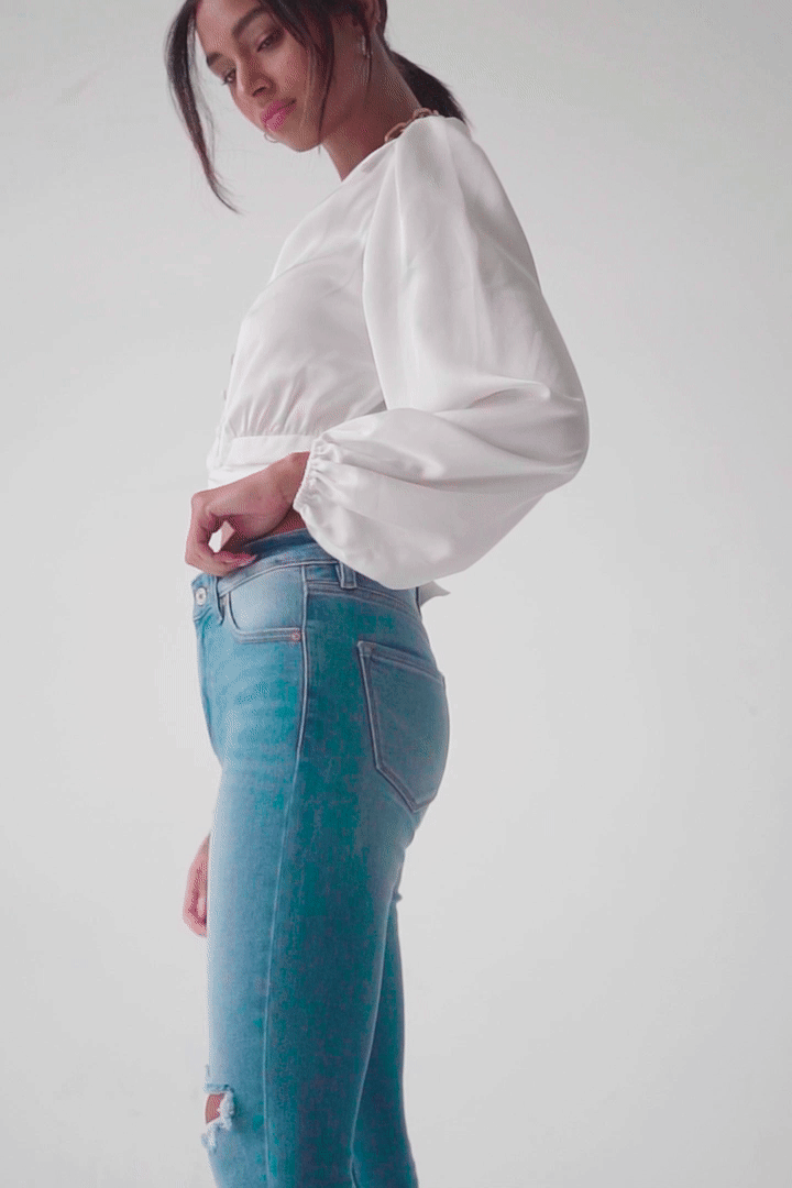Serena High Rise Ankle Skinny Jeans for Women - Stretch Denim Pants, Slim Fit, Comfortable & Trendy (Multiple Colors) - Perfect for Casual Outfits, Date Nights & Office Wear