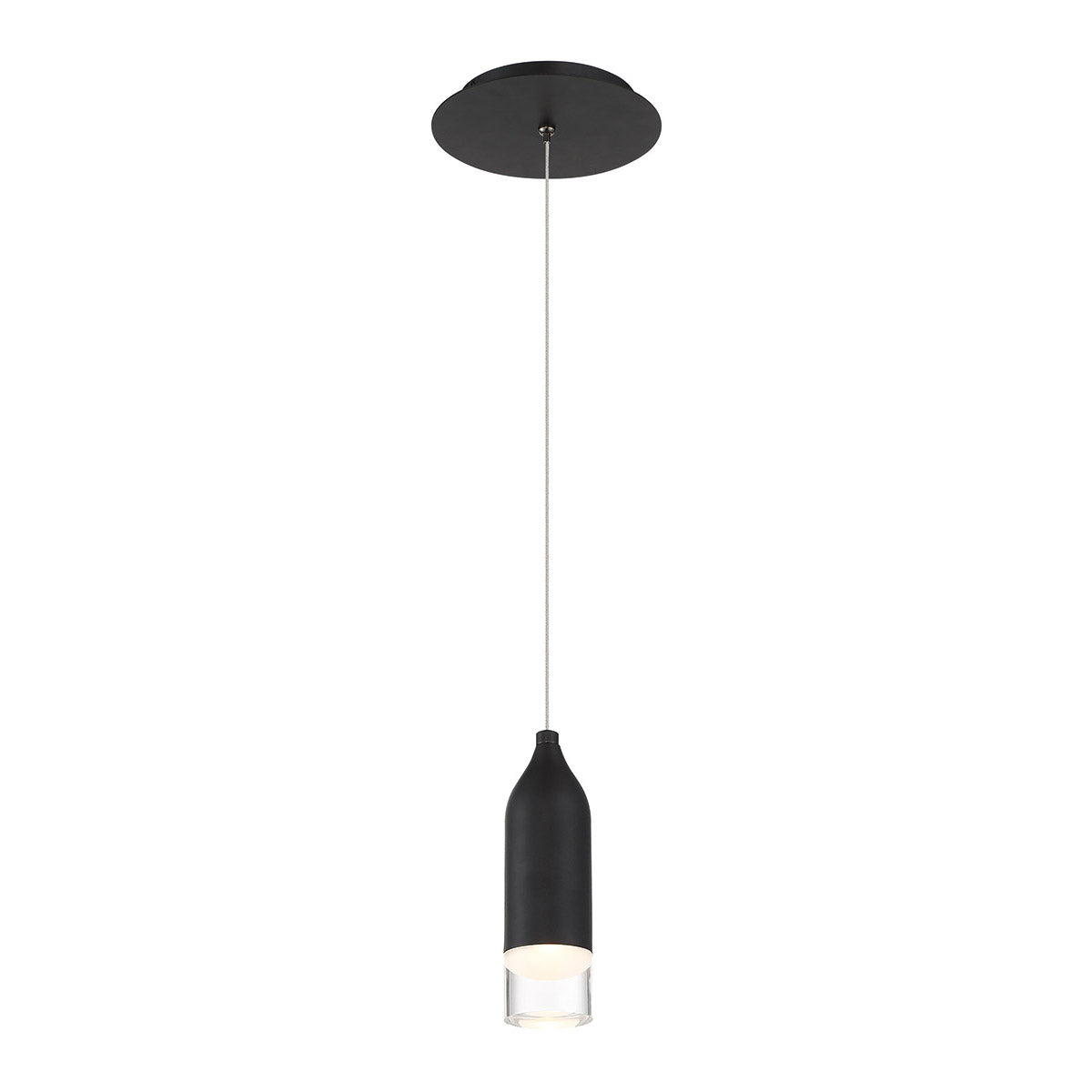 Action Mini Pendant Light - 3000K Warm White LED - Perfect for Kitchen Island, Dining Room, and Bedroom Lighting