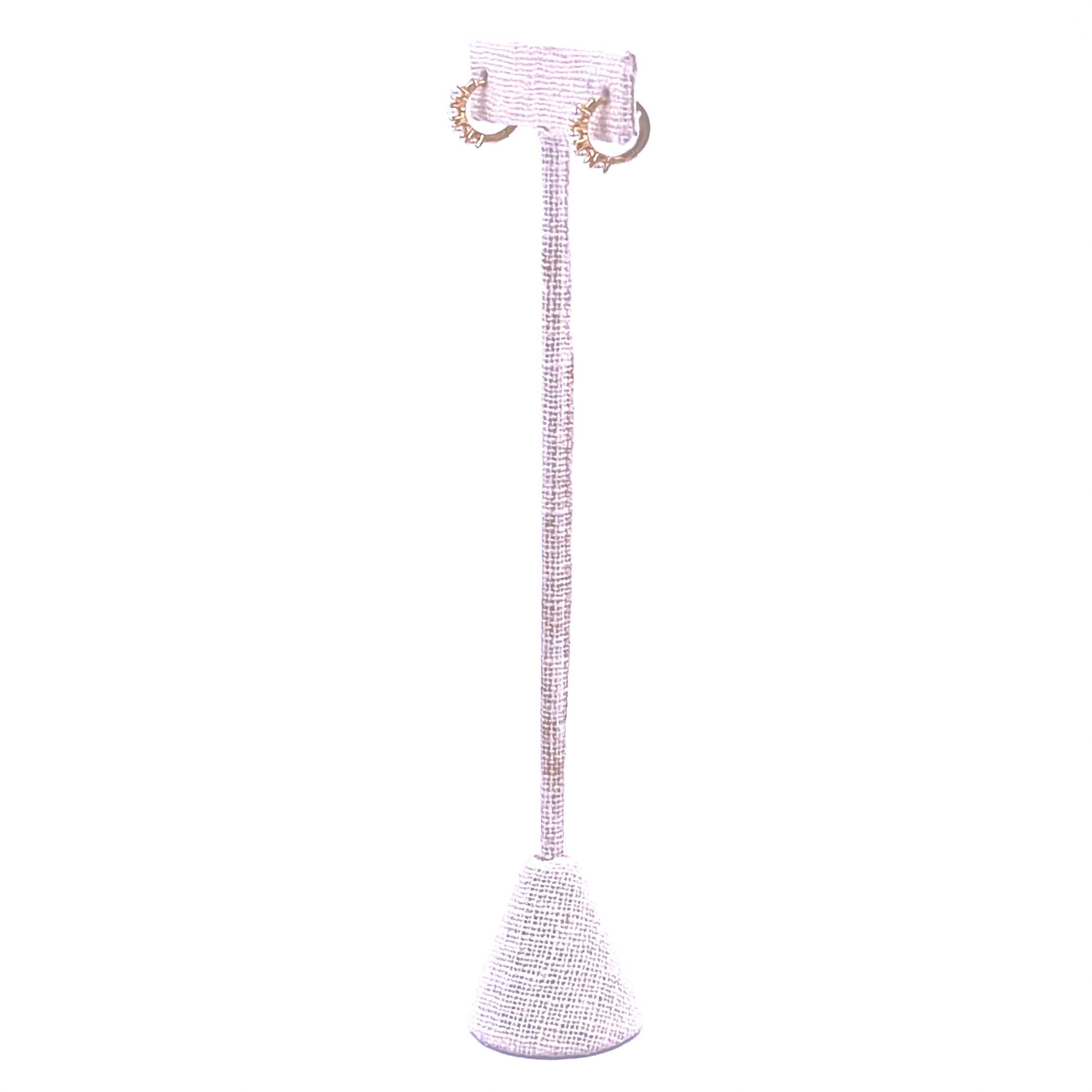 Sterling Silver Gold Plated Freshwater Pearl Huggie Earrings for Women - Elegant & Dainty Pearl Hoop Earrings for Everyday Wear, Date Night & Special Occasions