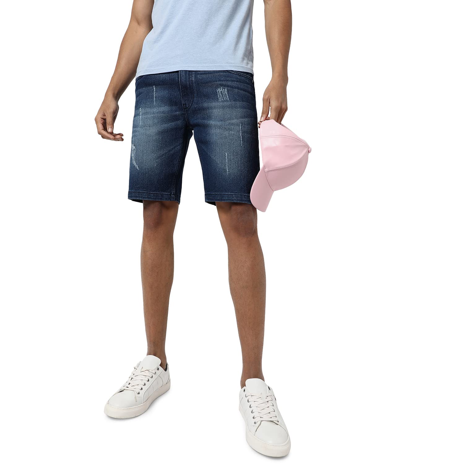 Campus Sutra Men's Casual Shorts - Lightweight Comfortable Summer Shorts for Running, Gym, Travel & Outdoor Activities