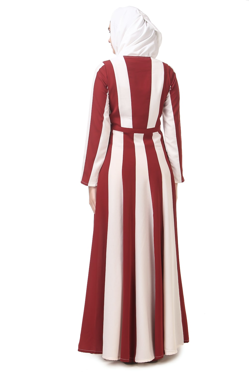 Elegant Anarkali Dual Color Nida Abaya - Stylish Islamic Dress for Women | Perfect for Eid, Weddings & Special Occasions