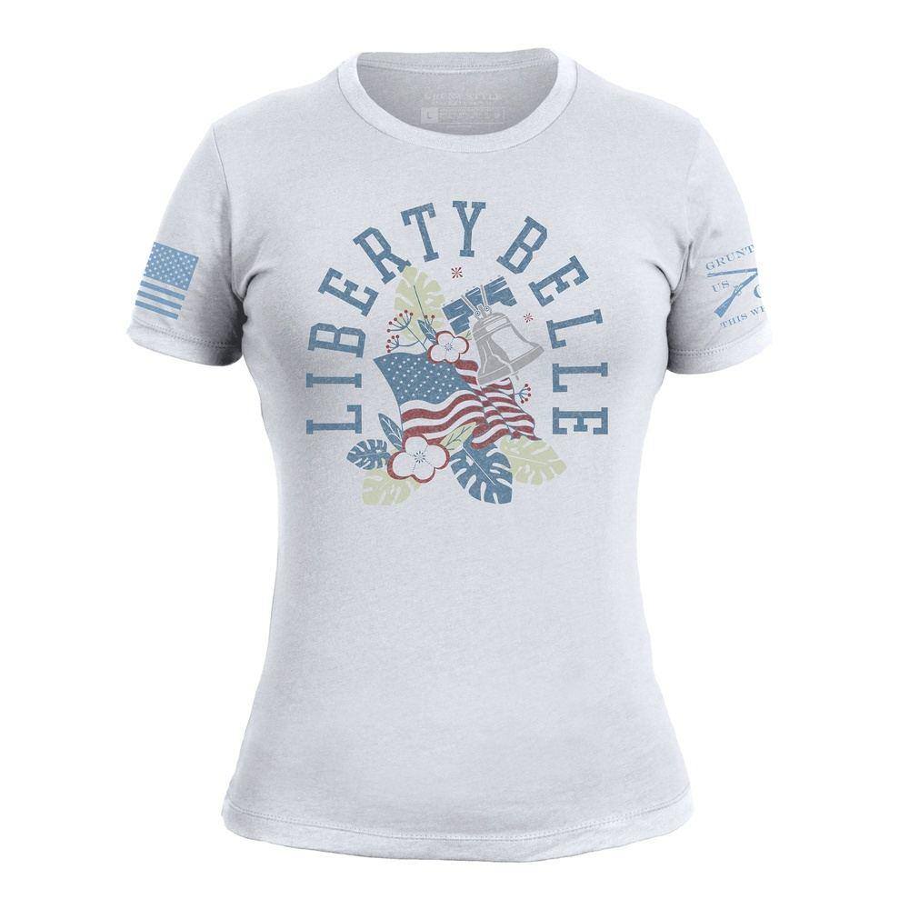 Liberty Belle Women's Slim Fit T-Shirt - White | Casual Wear, Everyday Comfort, Fashionable Tee for Outings & Relaxation