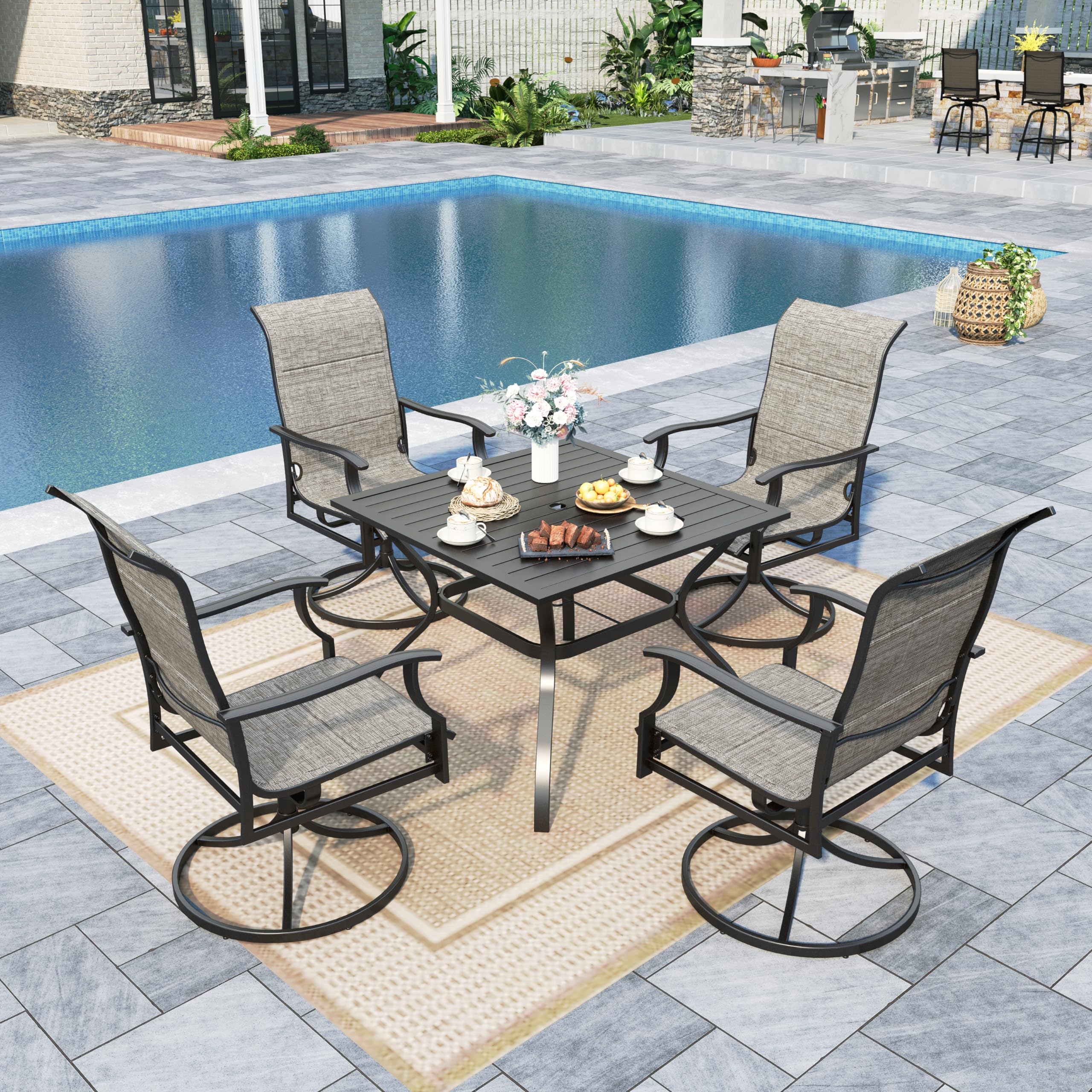 Sophia & William 5-Piece Outdoor Dining Set - 37