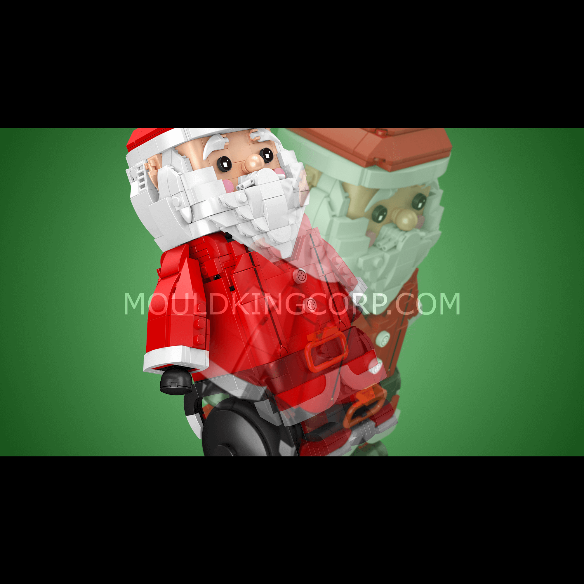 Mould King 13116 Remote Control & Programmable Santa Claus Building Blocks Toy Set - 666 PCS STEM Educational Gift for Kids | Christmas Decoration, Holiday Play, Creative Construction Fun