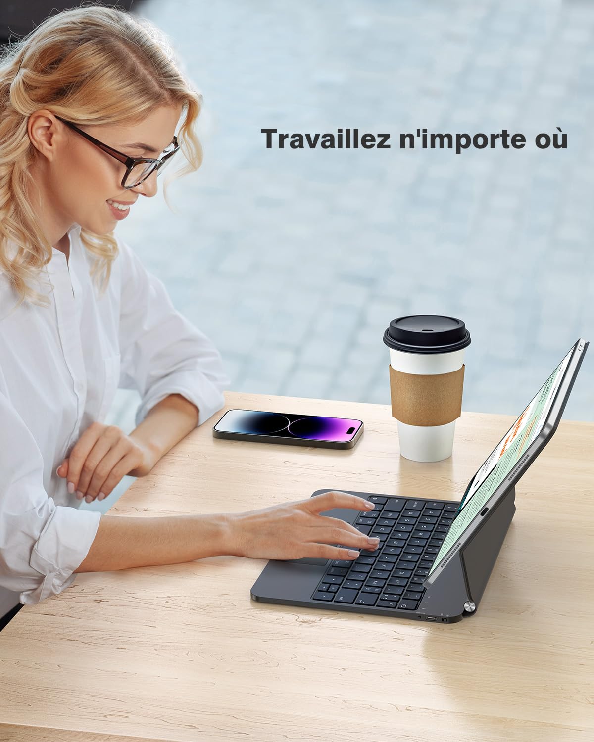 Magnetic Keyboard Case for iPad Air 11