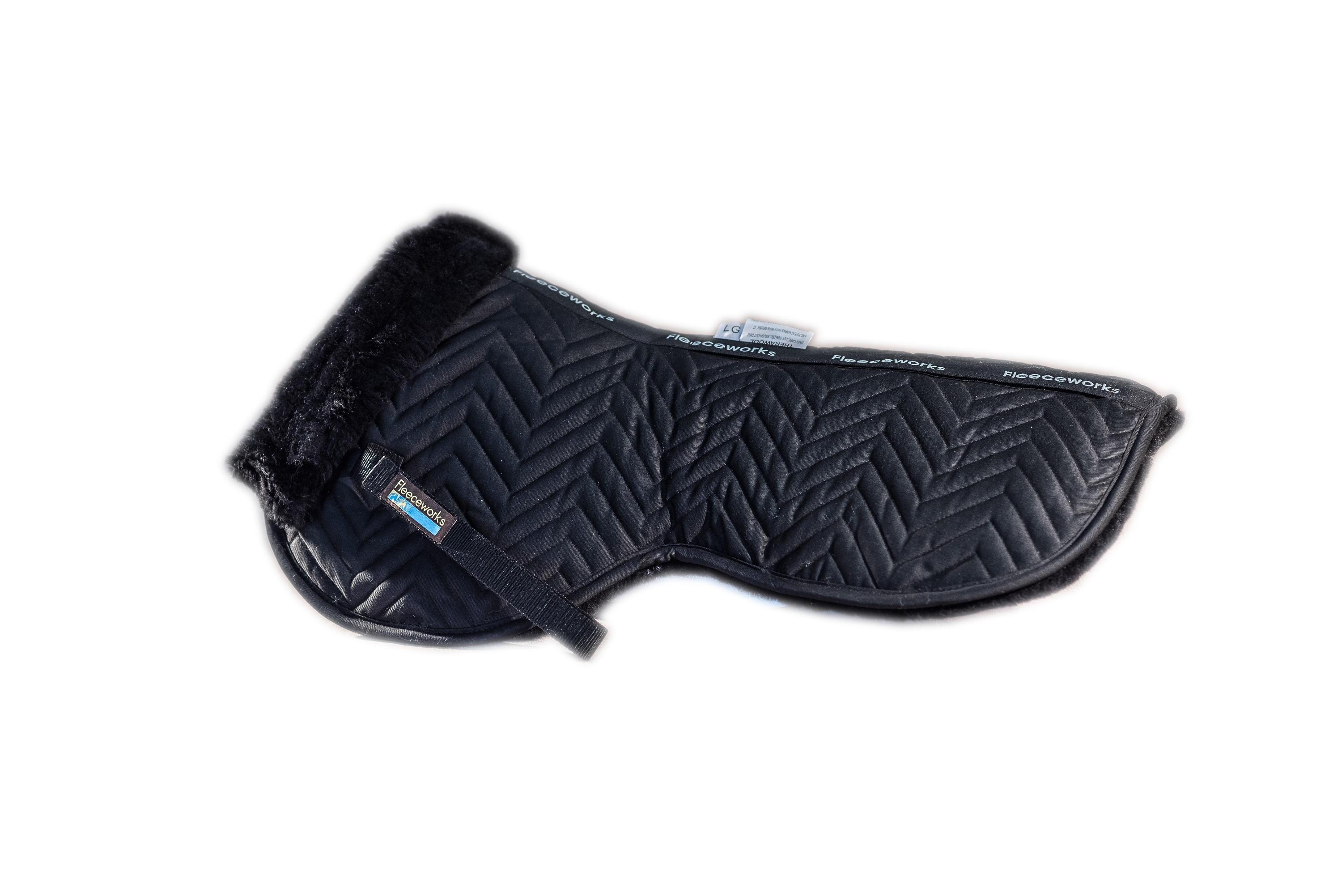 Therawool Perfect Balance Halfpad with Banded/Plain Edge - Therapeutic Wool Saddle Pad for Horses - Ideal for Dressage, Jumping & Trail Riding