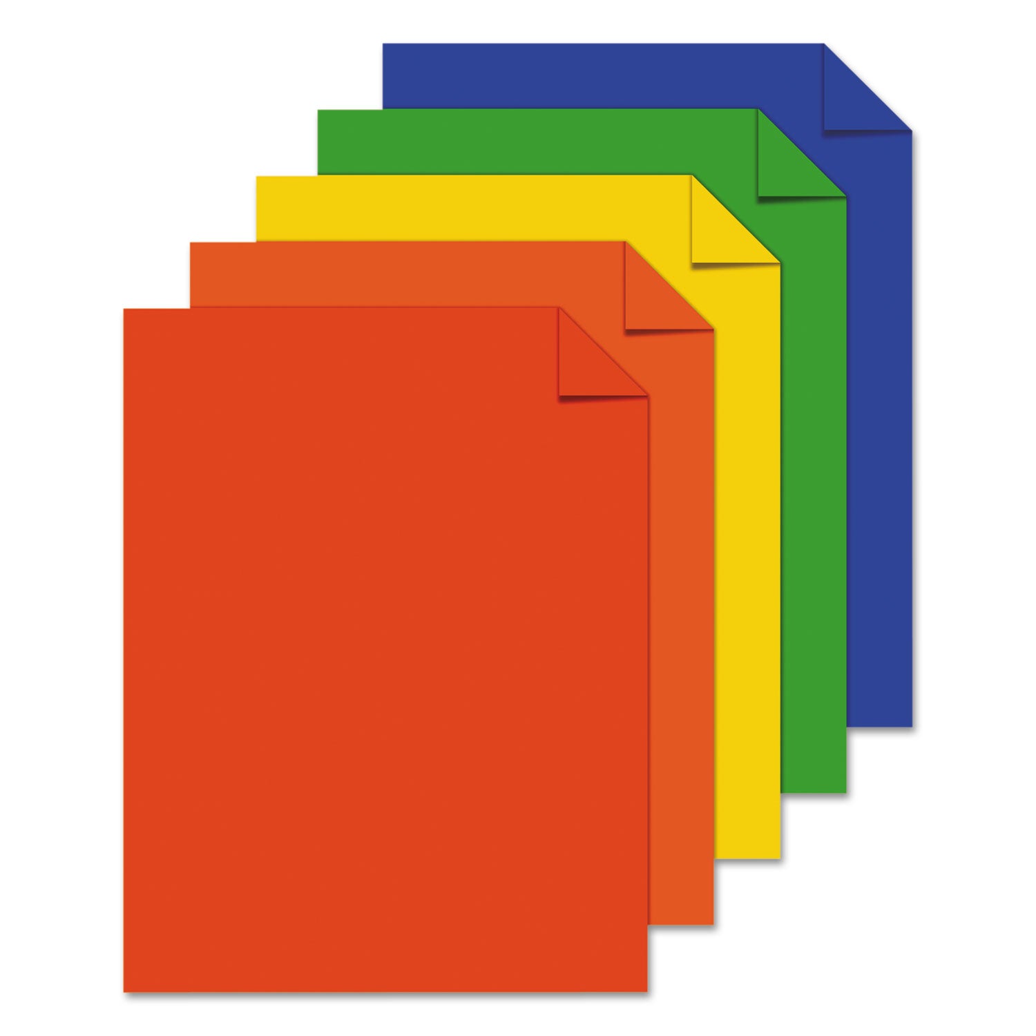 Astrobrights® Color Cardstock Primary Assortment - 65 lb Cover Weight, 8.5 x 11 Inches, Assorted Colors, 50 Sheets/Pack - Perfect for Scrapbooking, DIY Crafts & School Projects