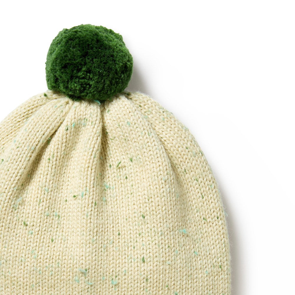 Cactus Fleck Knitted Beanie - Warm Winter Hat for Men & Women - Cozy Outdoor Hats for Skiing, Hiking and Cold Weather Activities