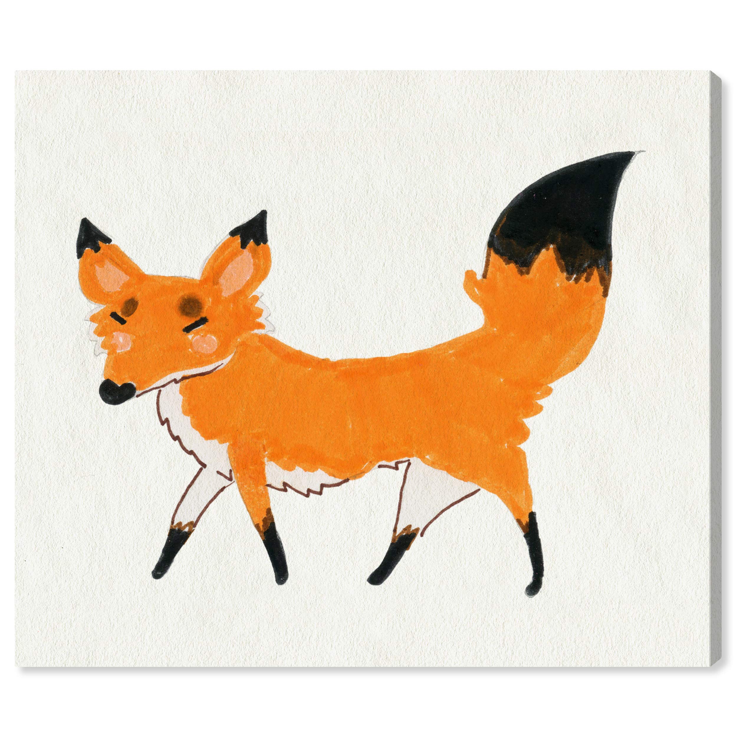 Oliver Gal Artist Co. 'Pet Fox' Wall Art Canvas Print - 36