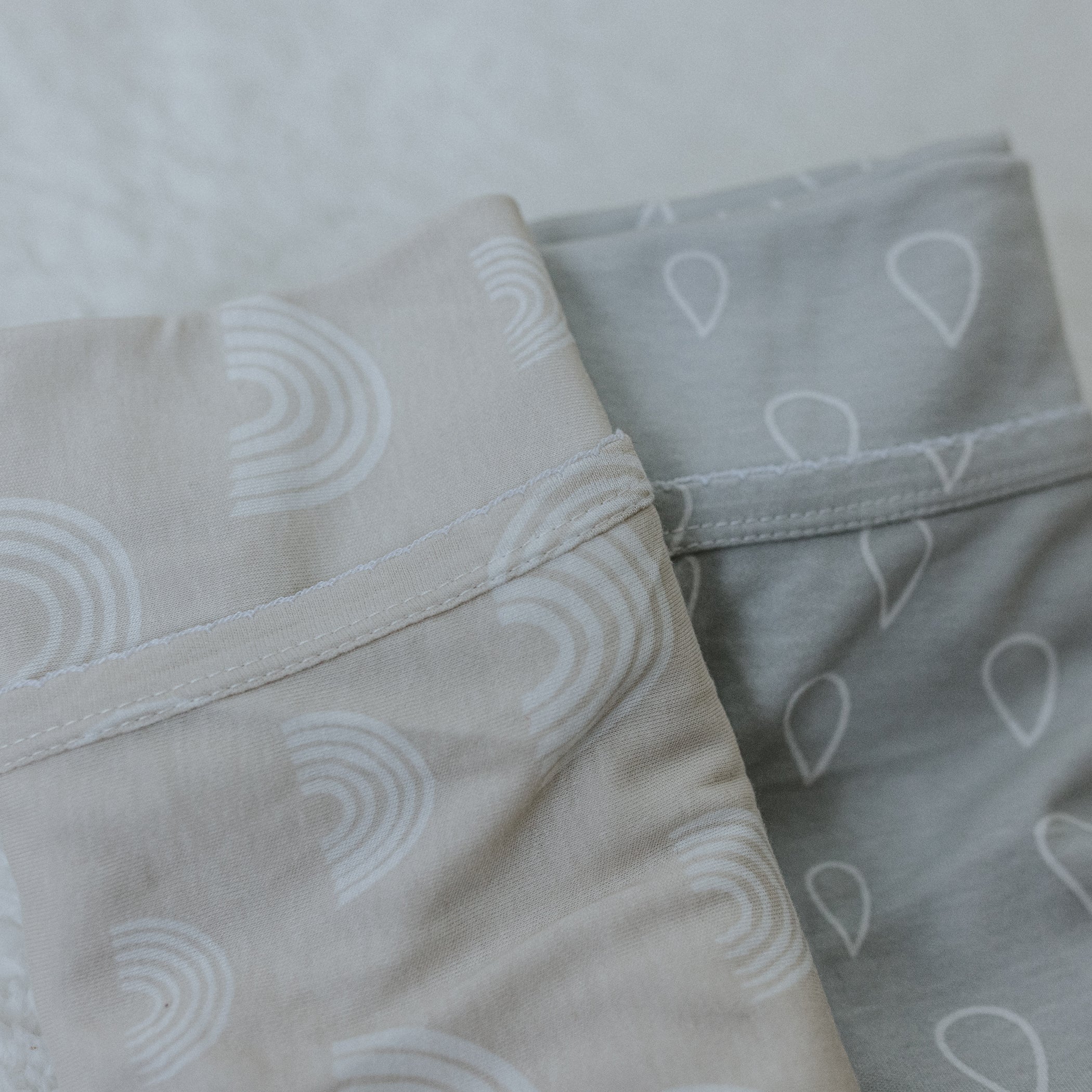 Nordic 2-Pack Jersey Wrap in Grey & Sand - Cozy & Stylish for Home, Office, and Travel
