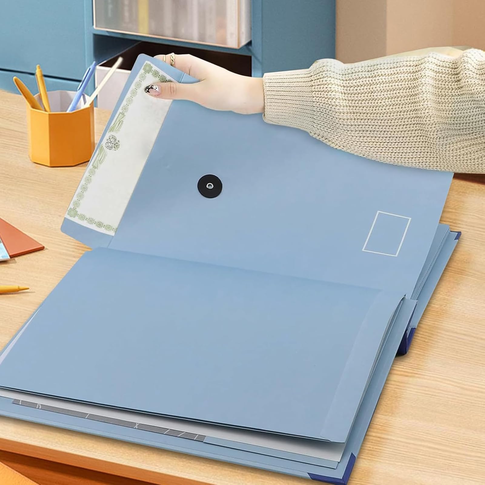 Veleron Life Organizer Binder - Secure Document Holder for Important Papers, Emergency Info, Birth Certificates & Passports | Perfect for Estate Planning, Family Records & Emergency Preparedness