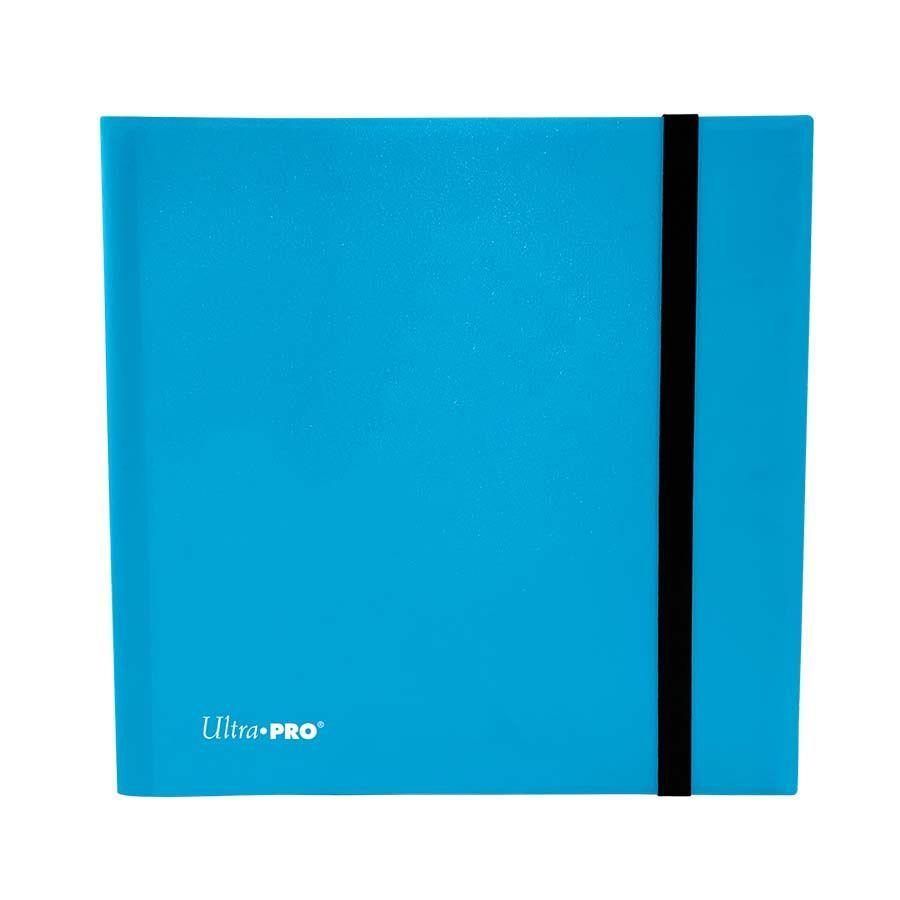 12-Pocket Binder with 3-Ring Design - Eclipse Sky Blue for School, Office & Home Organization | Perfect for Notes, Documents & Presentations