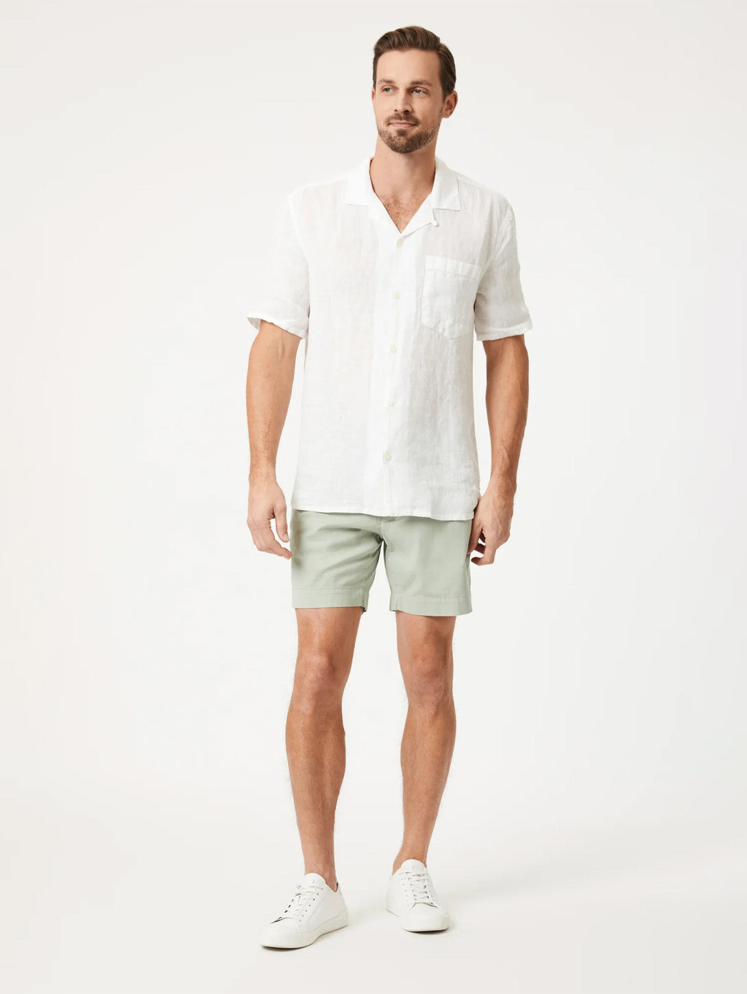 Nate Short Sleeve T-Shirt for Men - Soft Mineral Green Cotton Tee | Casual Wear, Gym, Outdoor Activities
