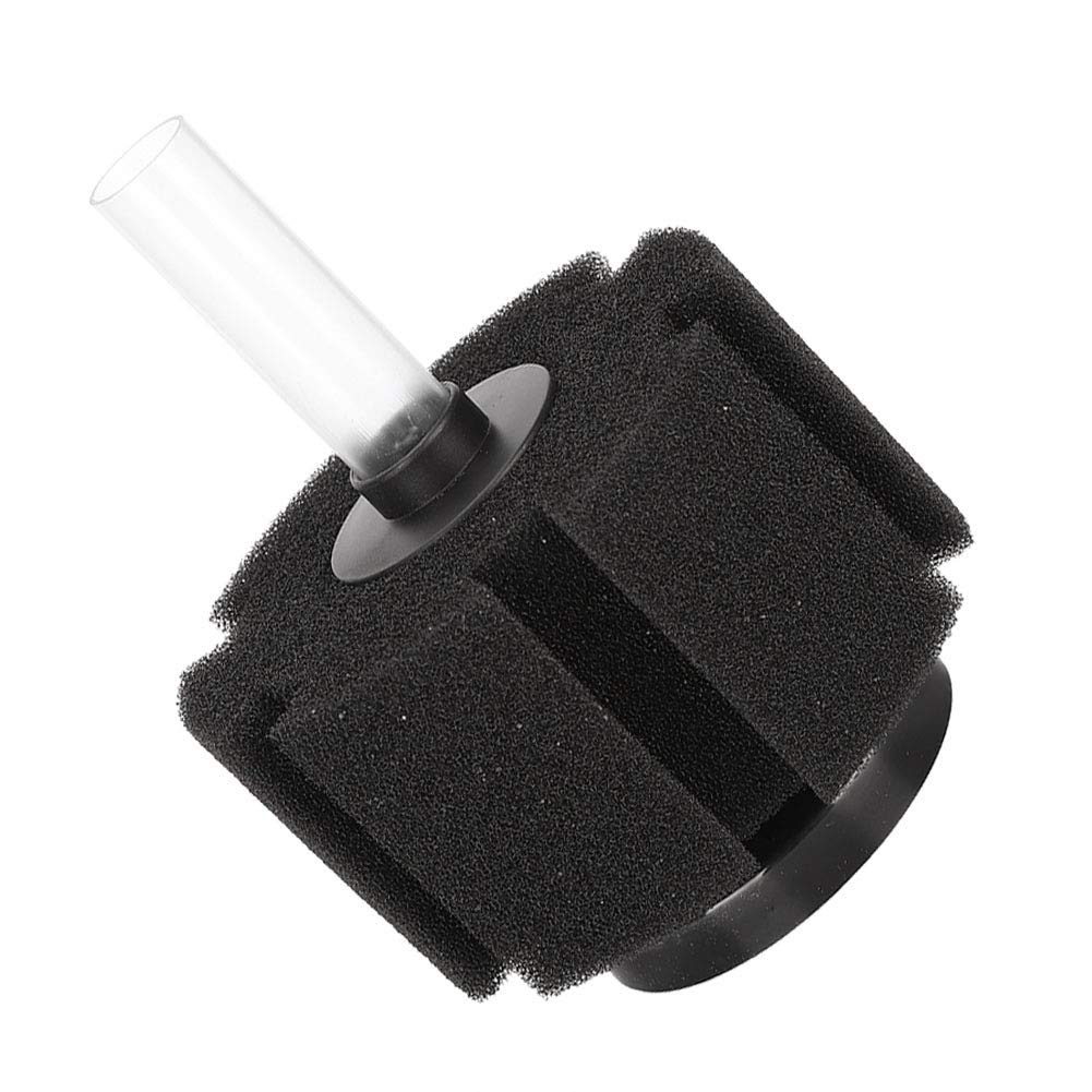 Premium Biochemical Sponge Filter for Aquariums - High-Efficiency Fish Tank Filter with Air Pipe & Super Aquarium Cotton - Ideal for Freshwater & Saltwater Tanks, Shrimp Tanks, and Breeding Aquariums