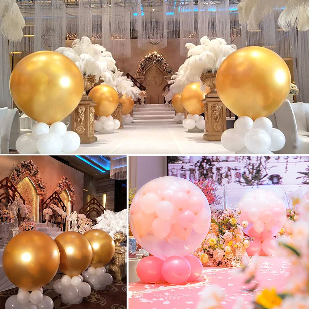 Premium Balloon Stuffing Machine Kit - Balloon Filling Tool & Expander with Knotter for Christmas, Birthday, Wedding Party Decorations (2.5x1.9x10.2in) - Perfect for DIY Balloon Arches, Centerpieces & Party Backdrops