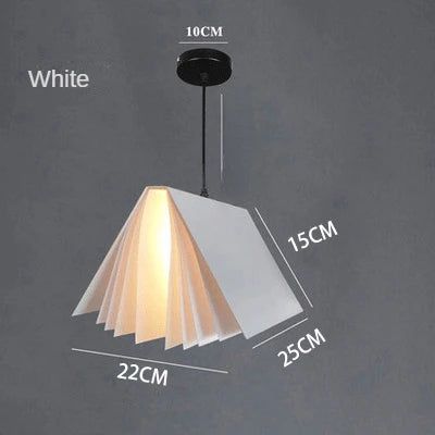 Kids Book Pendant Lights - Reading-Themed Nursery Decor for Children's Bedroom & Playroom - Perfect for Cozy Reading Nooks and Themed Bedroom Lighting