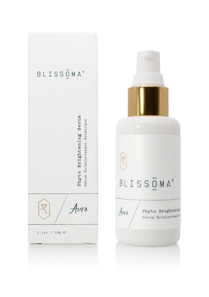 Aura Phyto Brightening Serum for Glowing Skin - Dark Spot Corrector & Hyperpigmentation Treatment - Perfect for Daily Skincare Routine & Nighttime Use
