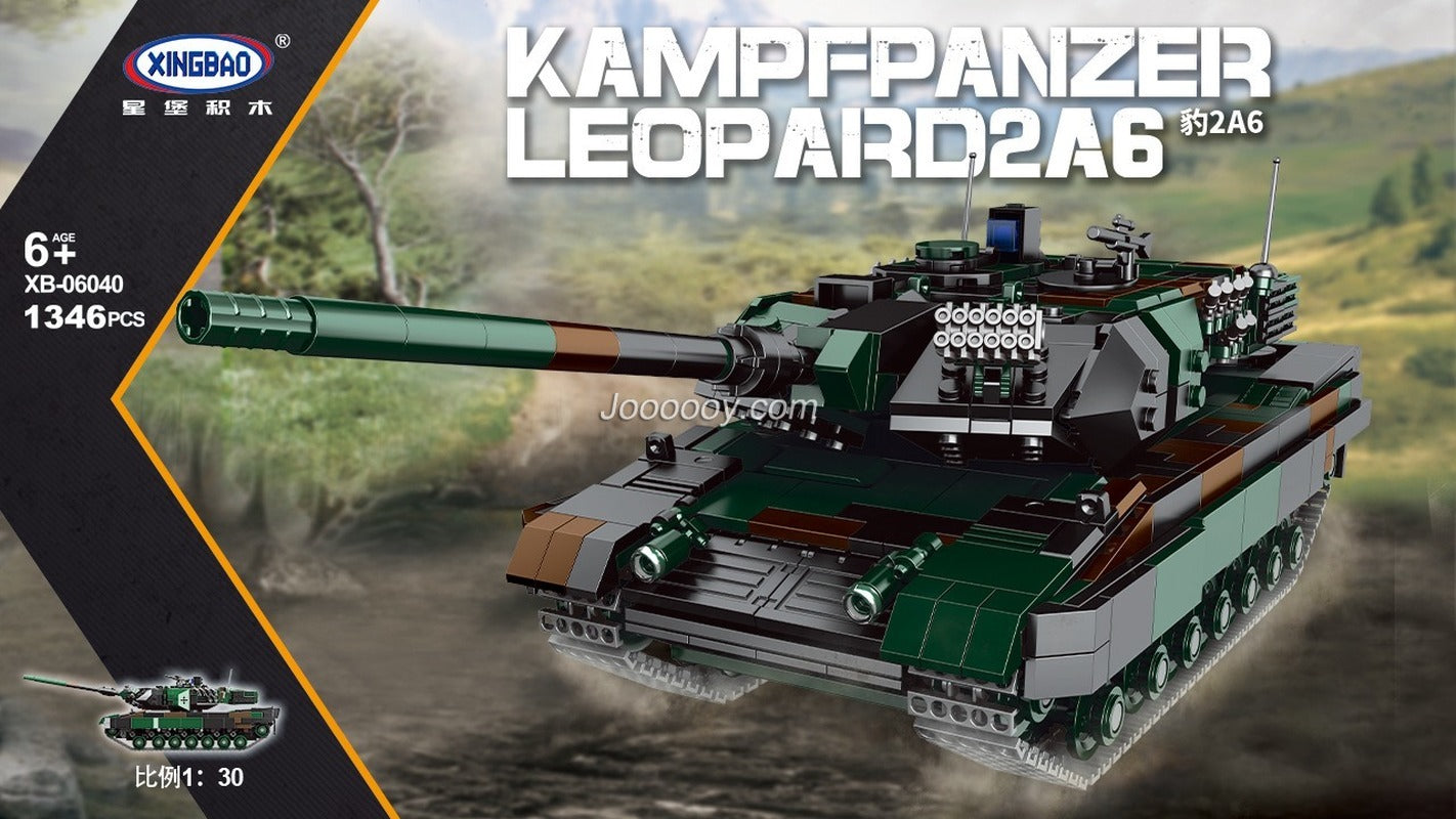 1315PCS XB06047 Panzerhaubitze 2000 Military Building Blocks Set - Tank Model Kit for Adults & Teens - Perfect for Collectors, Display & War Simulation Games