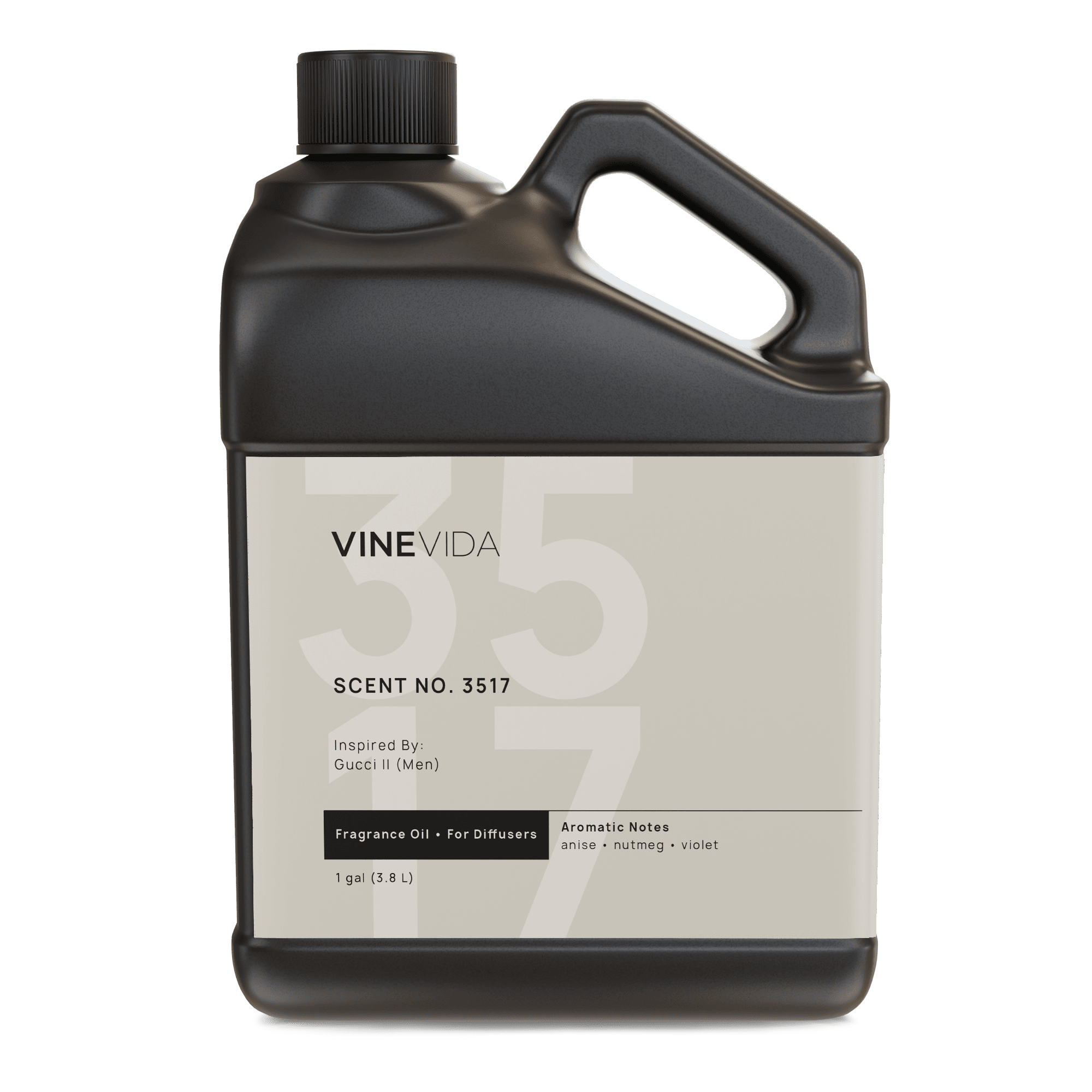 NO. 3517 Fragrance Oil for Cold Air Diffusers - Inspired by Gucci II for Men | Aromatherapy Essential Oil for Home, Office & Spa Relaxation