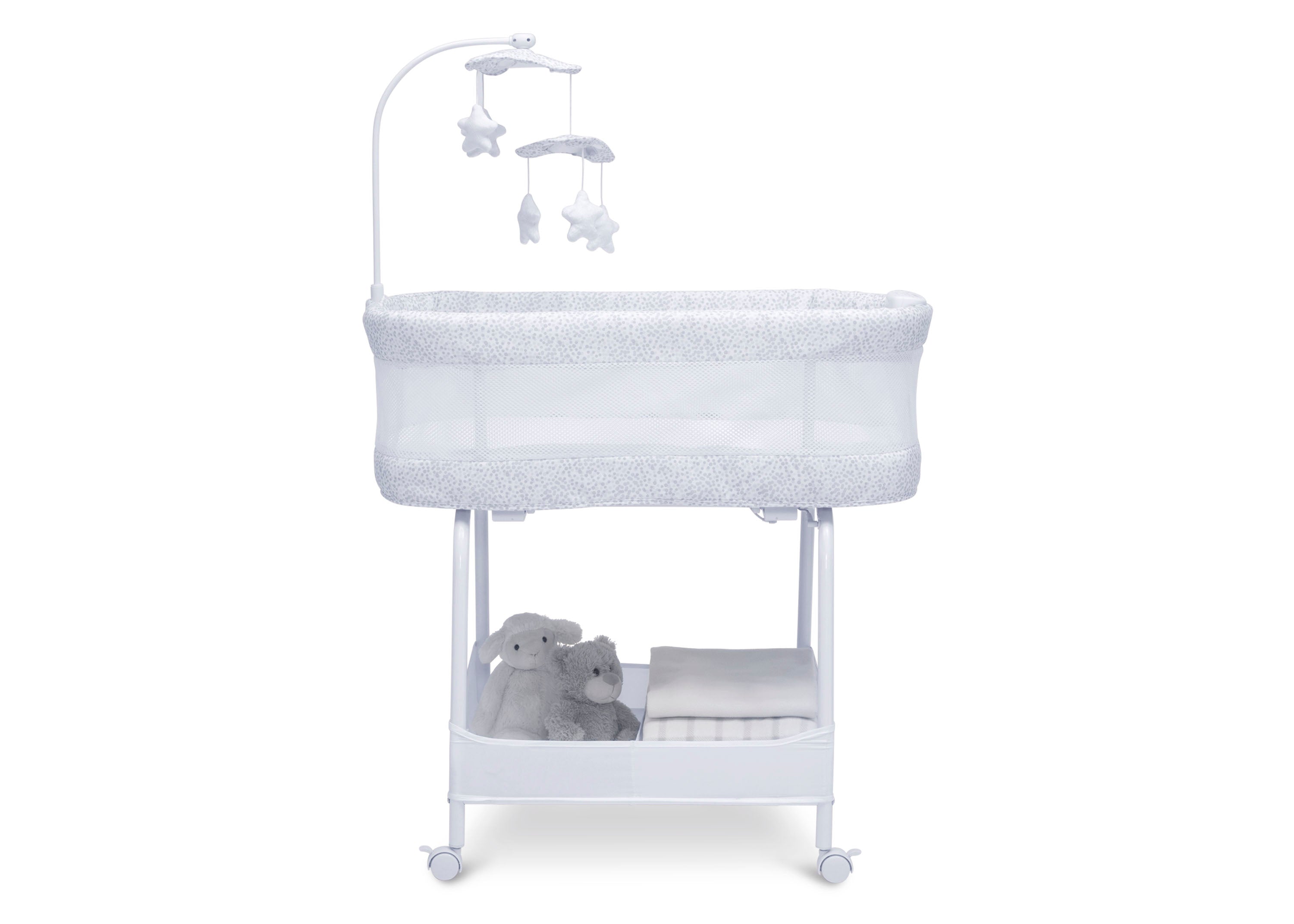 SmartSleep Auto Glide Bluetooth Bassinet for Babies - Soothing Motion & Sound Machine for Nursery, Bedroom & Travel Use