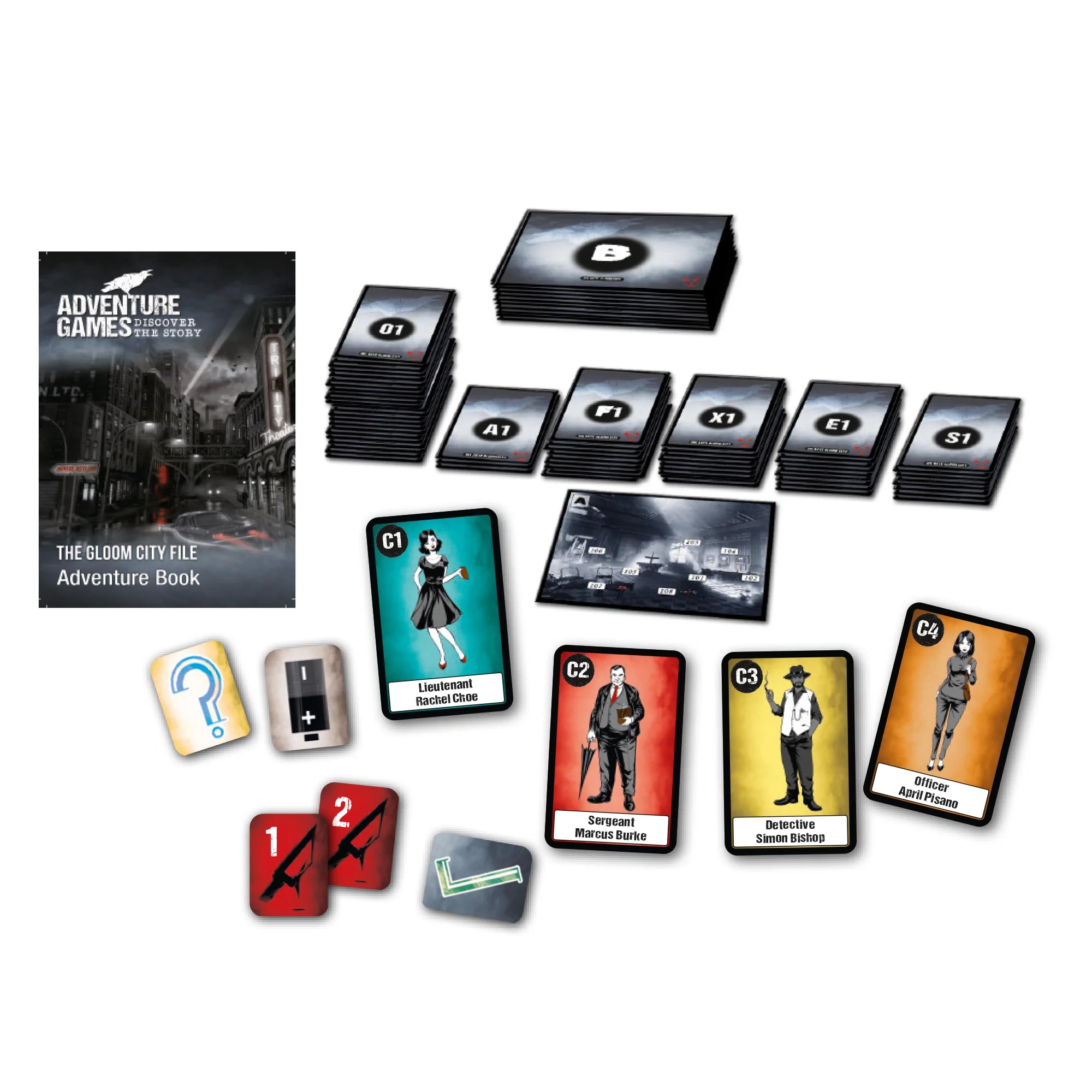 Best Adventure Games - The Gloom City File | Mystery & Puzzle Solving Game for Adults & Teens | Perfect for Game Nights & Solo Play