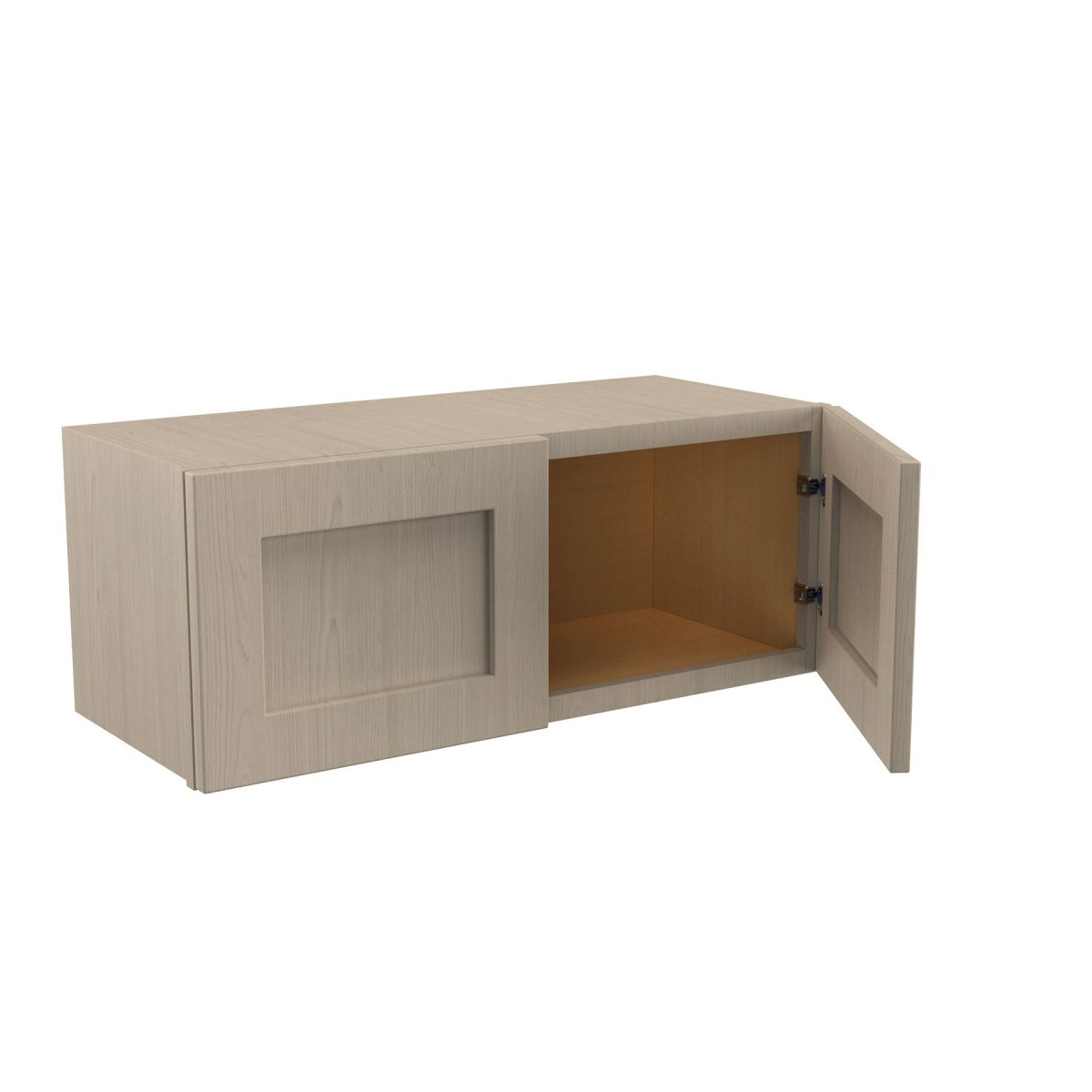 2 Door Wall Kitchen Cabinet with Elegant Stone Finish - 30W x 12H x 12D - Perfect for Small Kitchens, Bathrooms & Storage Spaces