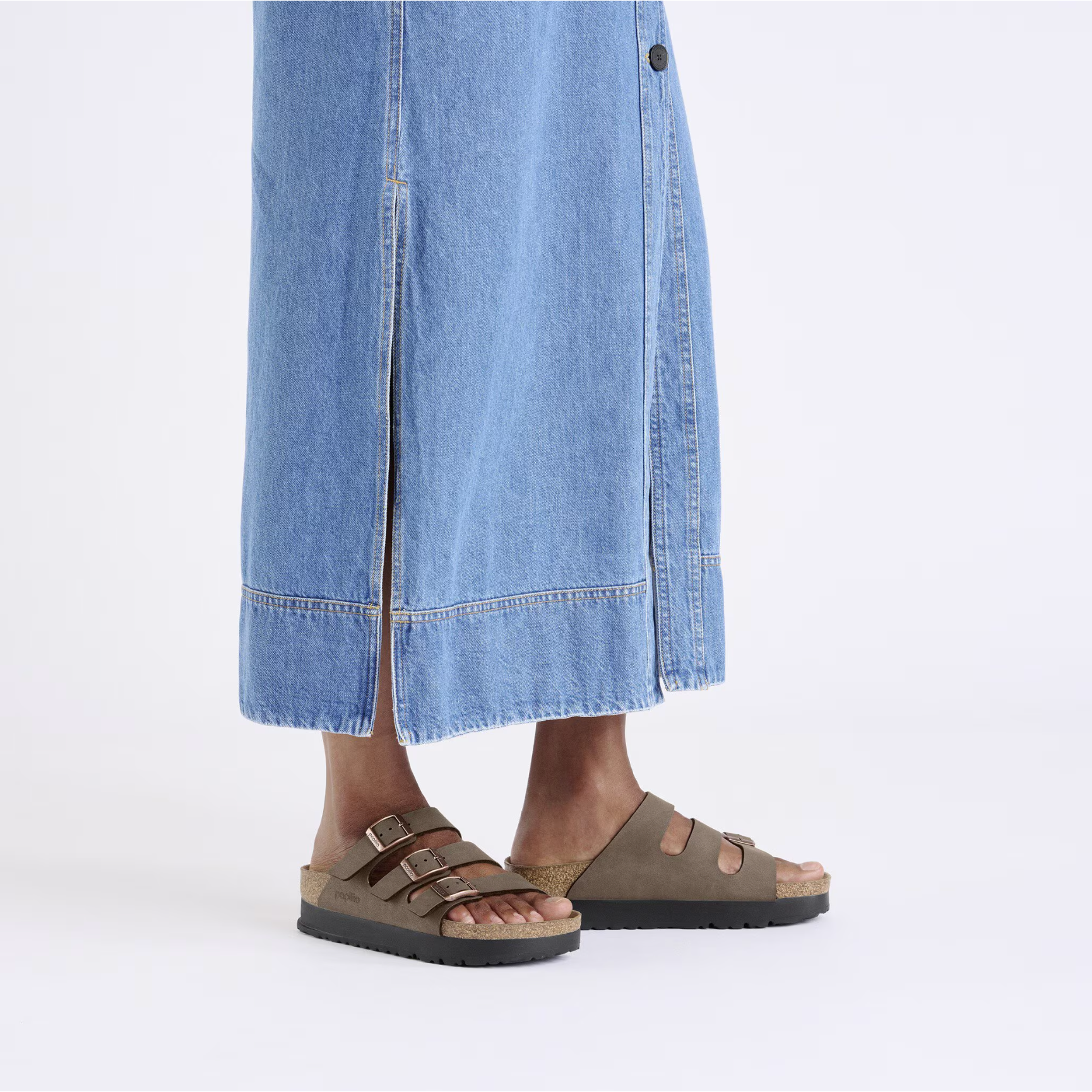 Birkenstock Florida Flex Platform Birkibuc Sandal - Comfortable Women's Adjustable Straps Sandals for Walking, Beach & Casual Wear
