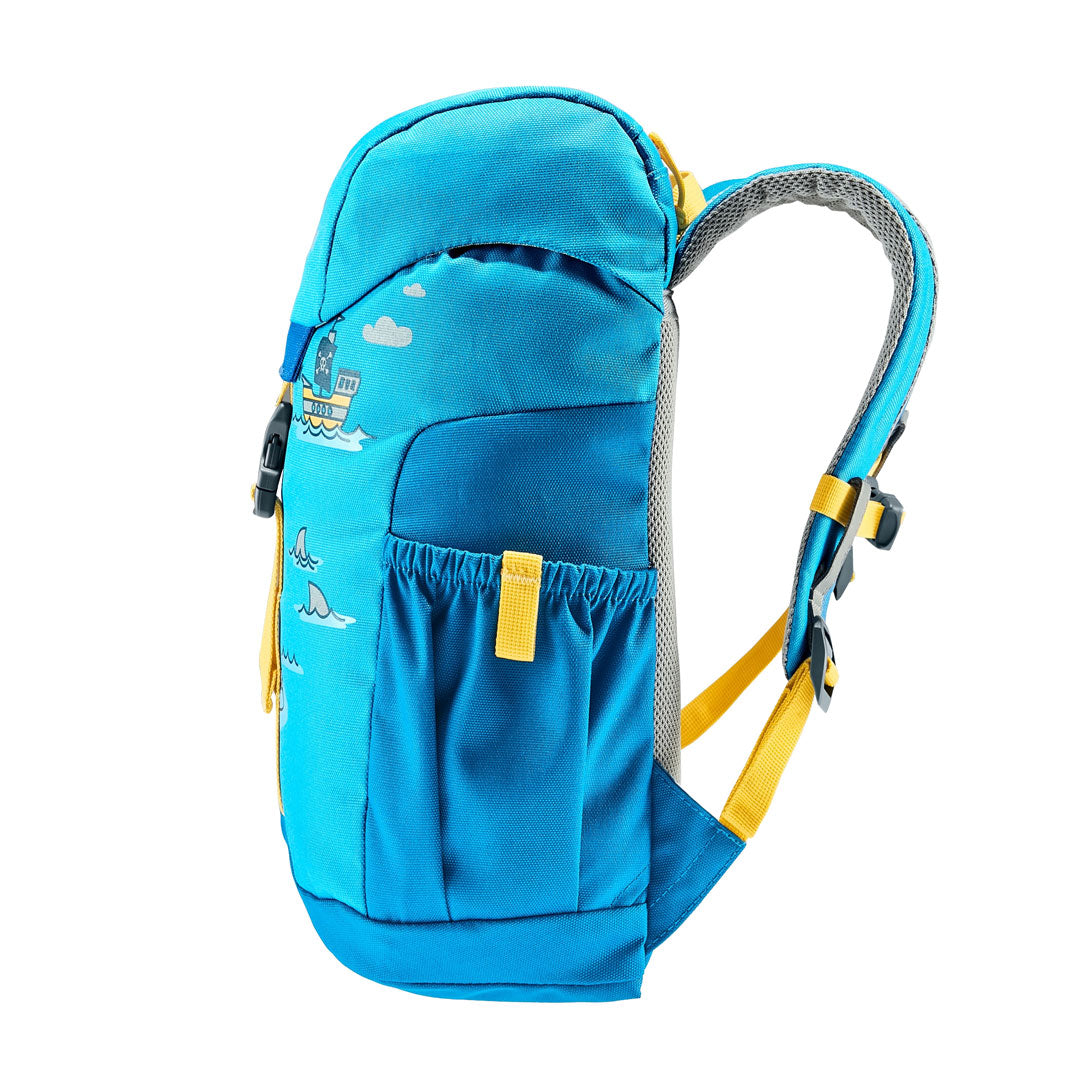 Deuter Schmusebar Kids Backpack 8L - Lightweight Children's School Bag for Boys & Girls - Blue Pirate Design - Perfect for Preschool, Daycare & Outdoor Adventures
