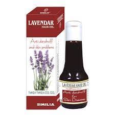 Similia® Lavender Hair Oil for Growth & Shine - 120ml (Pack of 2) | Natural Hair Treatment for Dry, Damaged Hair | Perfect for Daily Use & Scalp Massage