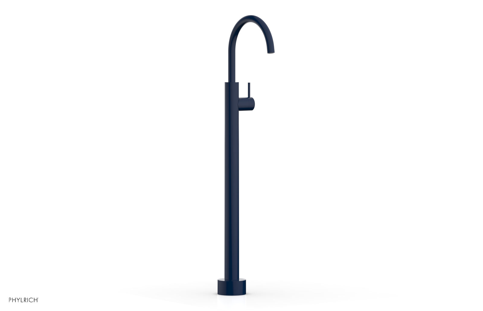 BASIC II Tall Floor Mount Tub Filler with Lever Handle - Model 230 45 02 - Perfect for Modern Bathroom Renovations and Spa-Like Bathtub Installations