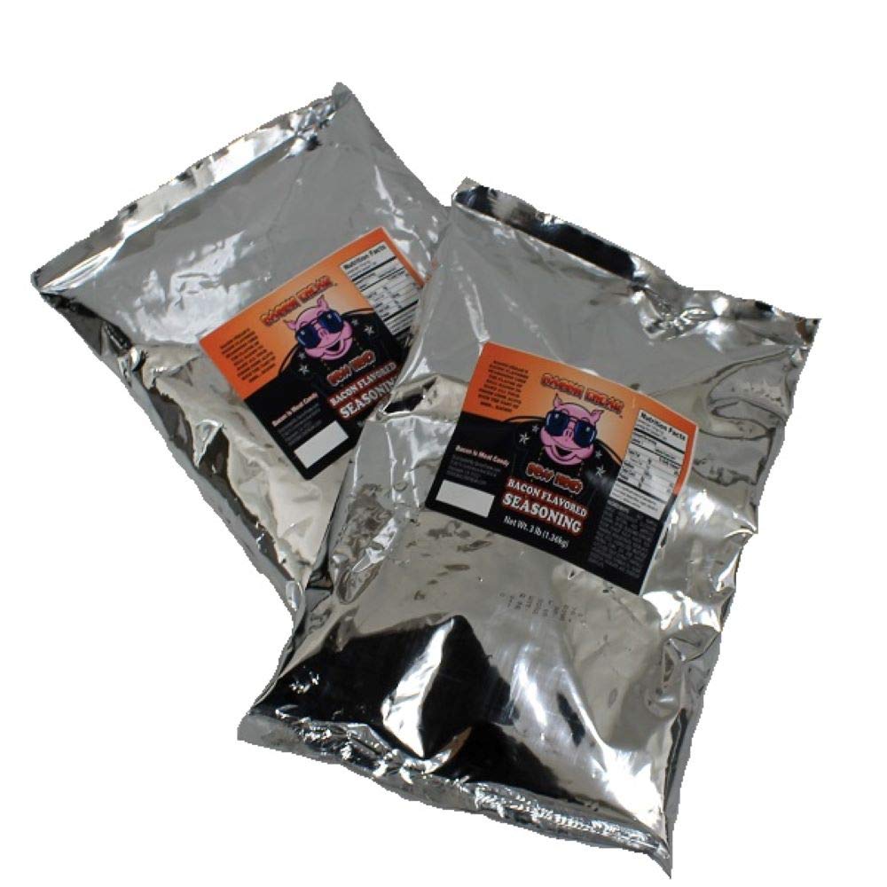 Boss Hog Premium Bacon Flavored Seasoning - 3 Pound Bulk Pack (2 Pack) - Perfect for BBQ, Grilling & Meat Rubs