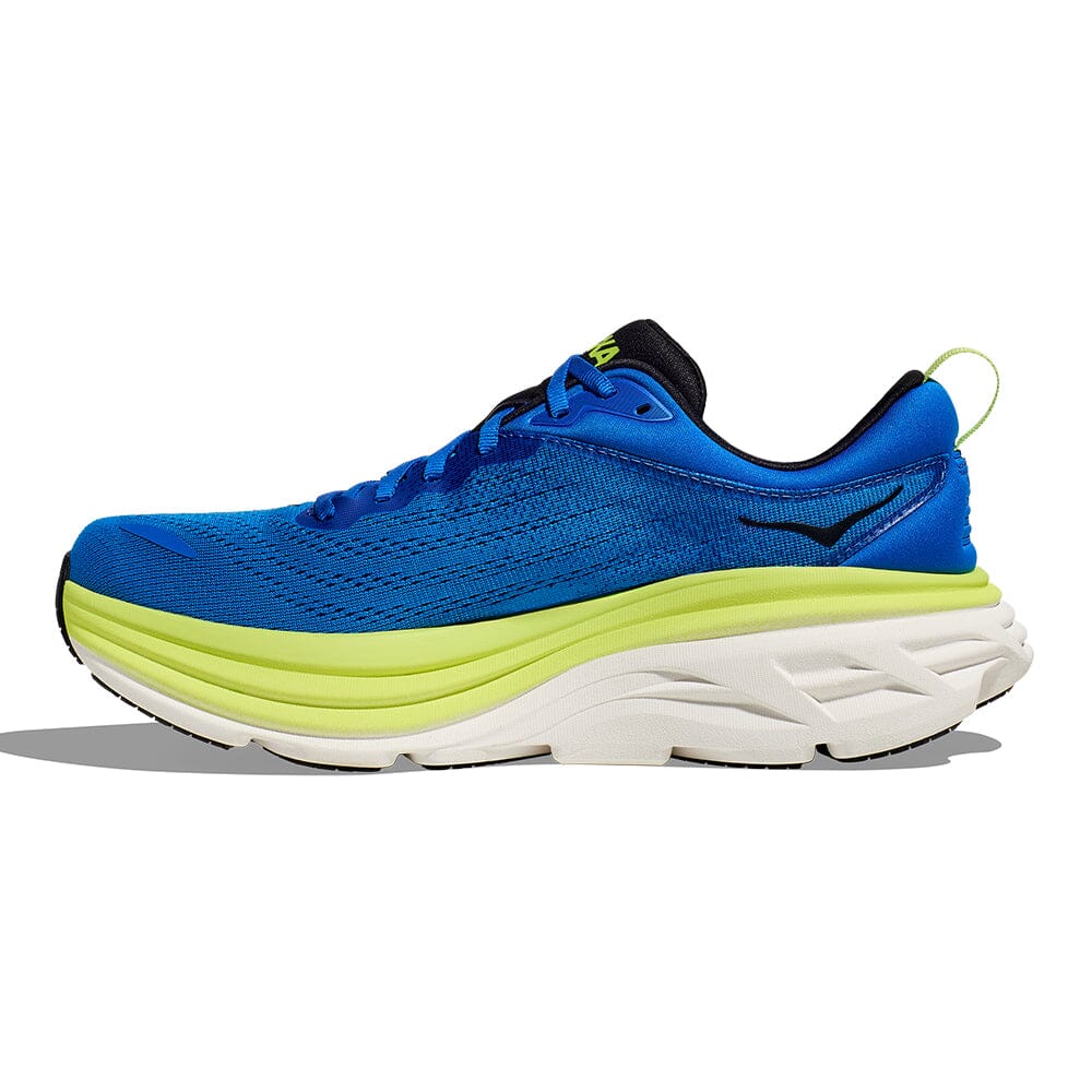 Hoka Men's Bondi 8 Running Shoes - Lightweight Cushioned Sneakers for Marathon, Jogging & Walking - Breathable Mesh Upper with Maximum Support & Comfort