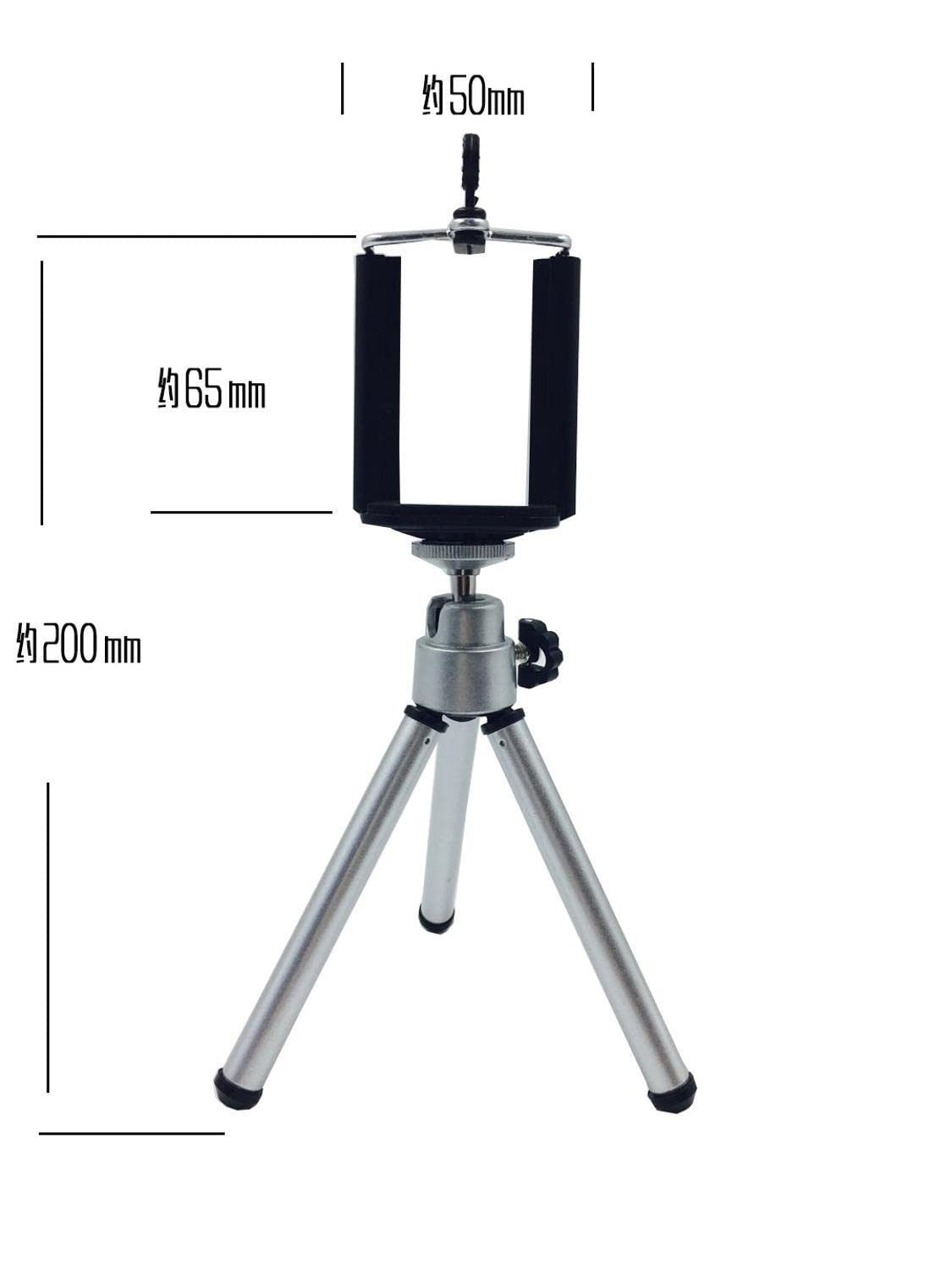 RajoNN Mini Flexible Phone Tripod with Clip - Portable Vlog Stand for Mobile Phones, Red - Perfect for Travel, Selfies, and Video Recording