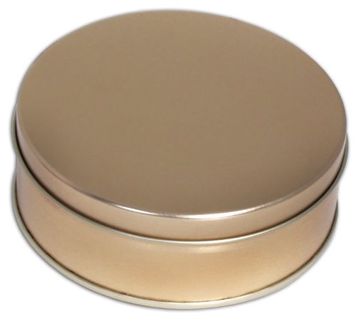 Scott's Cakes Solid Milk Chocolate Christmas Ornaments - Foil Wrapped in Mini Gold Tin | Holiday Party Favors, Gift Baskets & Stocking Stuffers