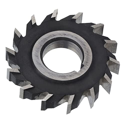 High Speed Steel Milling Cutter - 14 Teeth Face Mill Cutting Disc with Glossy Edge for Drilling & Plane Processing | Standard Sizes for Metalworking, Woodworking & DIY Projects