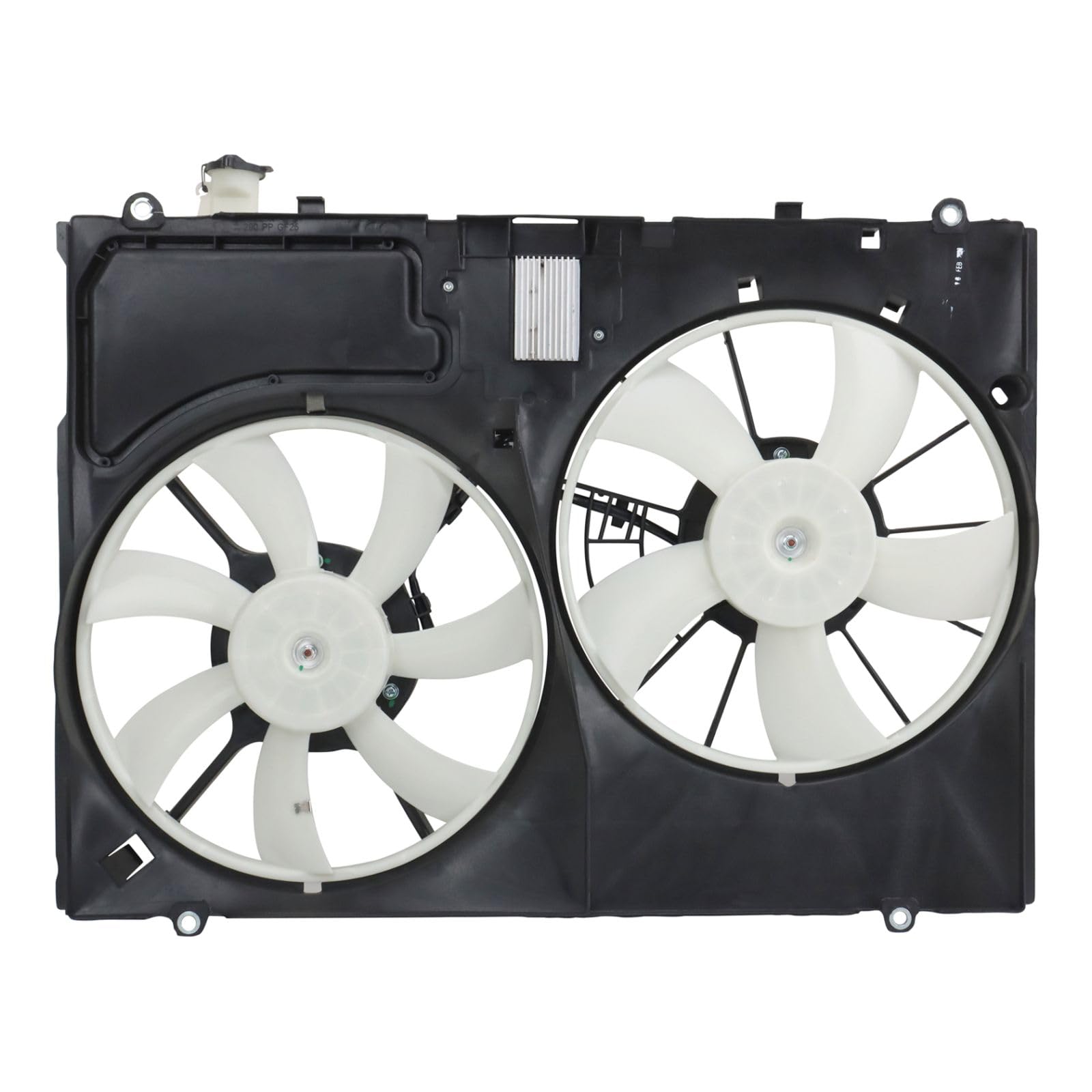 2007-2009 Lexus RX350 Radiator Dual Cooling Fan Assembly Replacement Part - LX3115114 Compatible - High Performance Cooling for Hot Weather & Heavy Traffic Driving