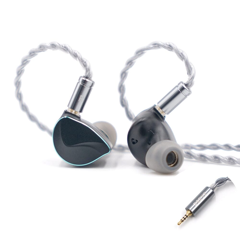 BQEYZ Winter Hybrid Dynamic Driver Earphones with 11.6mm PZT Bone Conduction - HiFi In-Ear Monitors for Audiophiles, Music Lovers & Gaming Enthusiasts - Perfect for Commuting, Workouts & Studio Recording